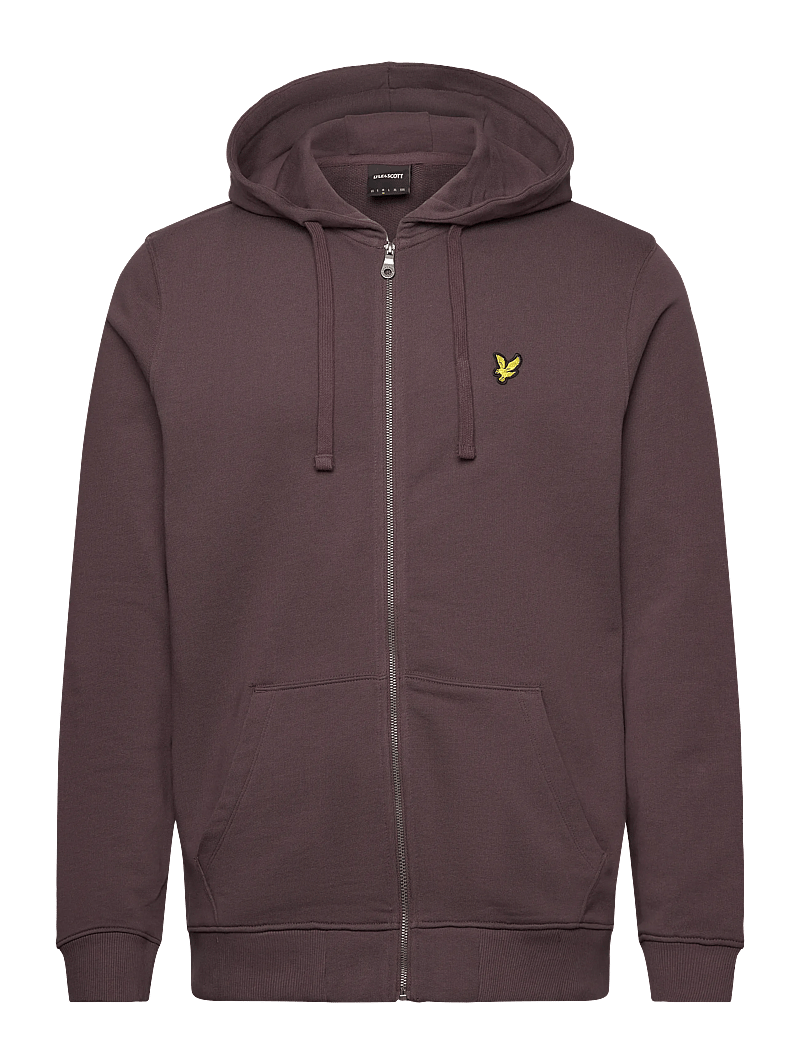 Lyle & Scott - Zip Through Hoodie - sweats à capuche - x863 espresso - 1