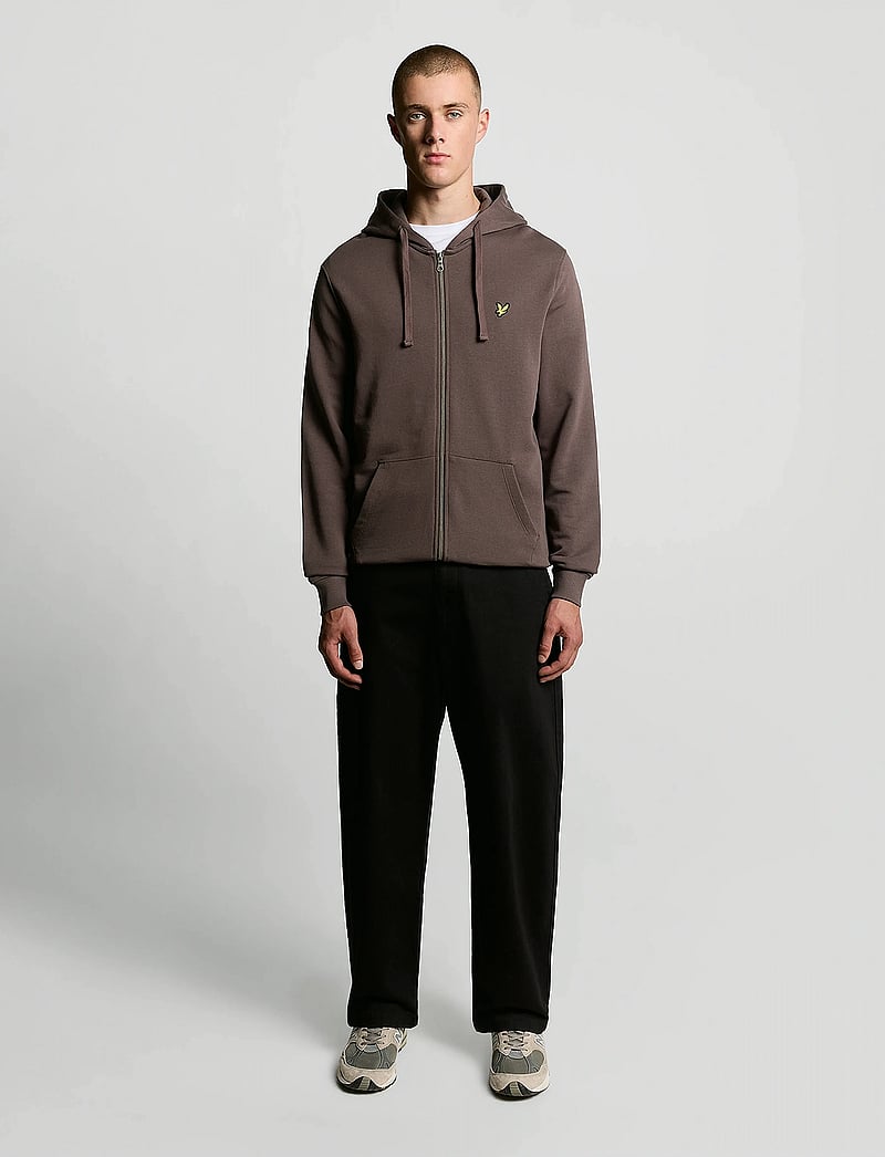Lyle & Scott - Zip Through Hoodie - sweats à capuche - x863 espresso - 4