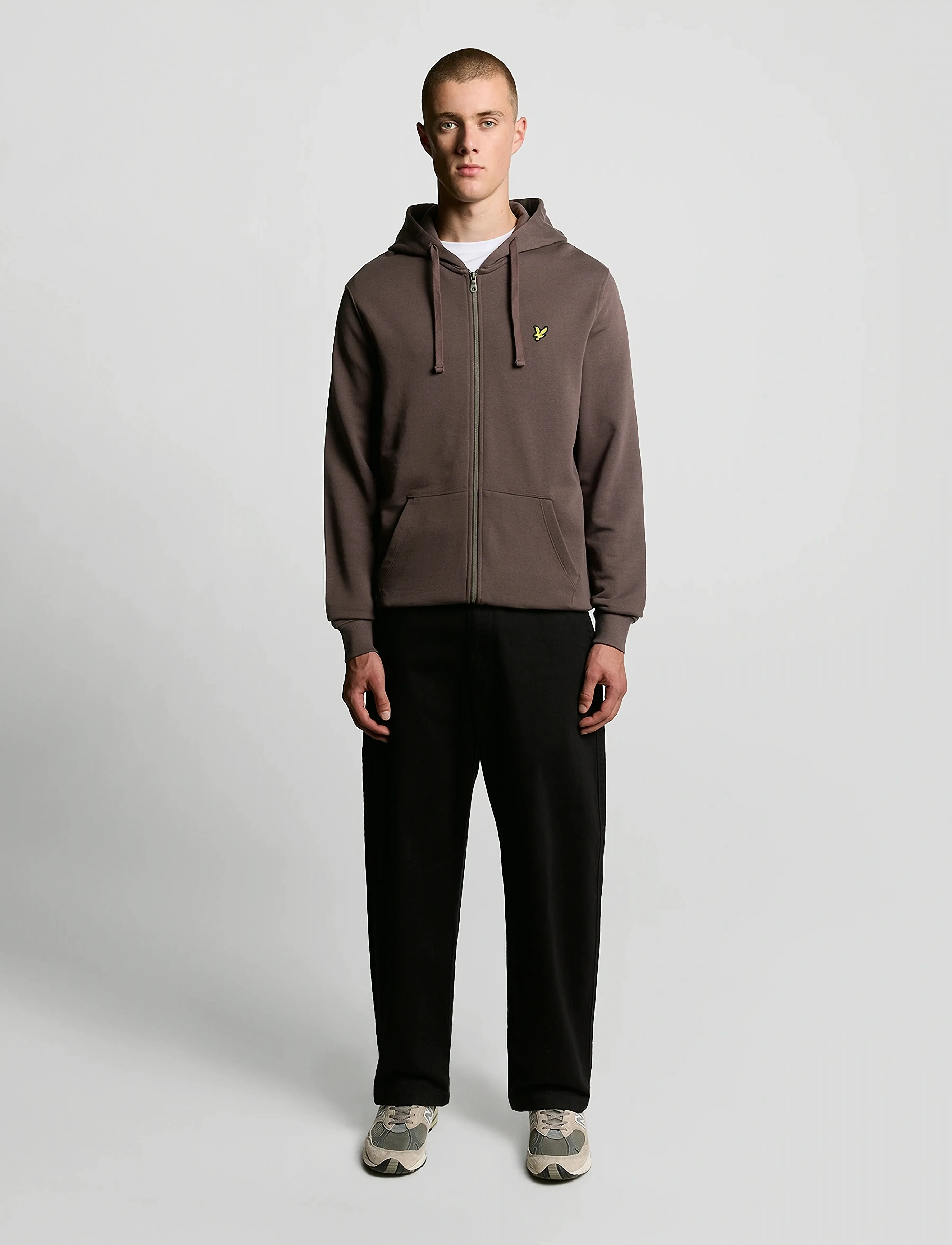 Lyle & Scott - Zip Through Hoodie - kapuutsiga dressipluusid - x863 espresso - 4