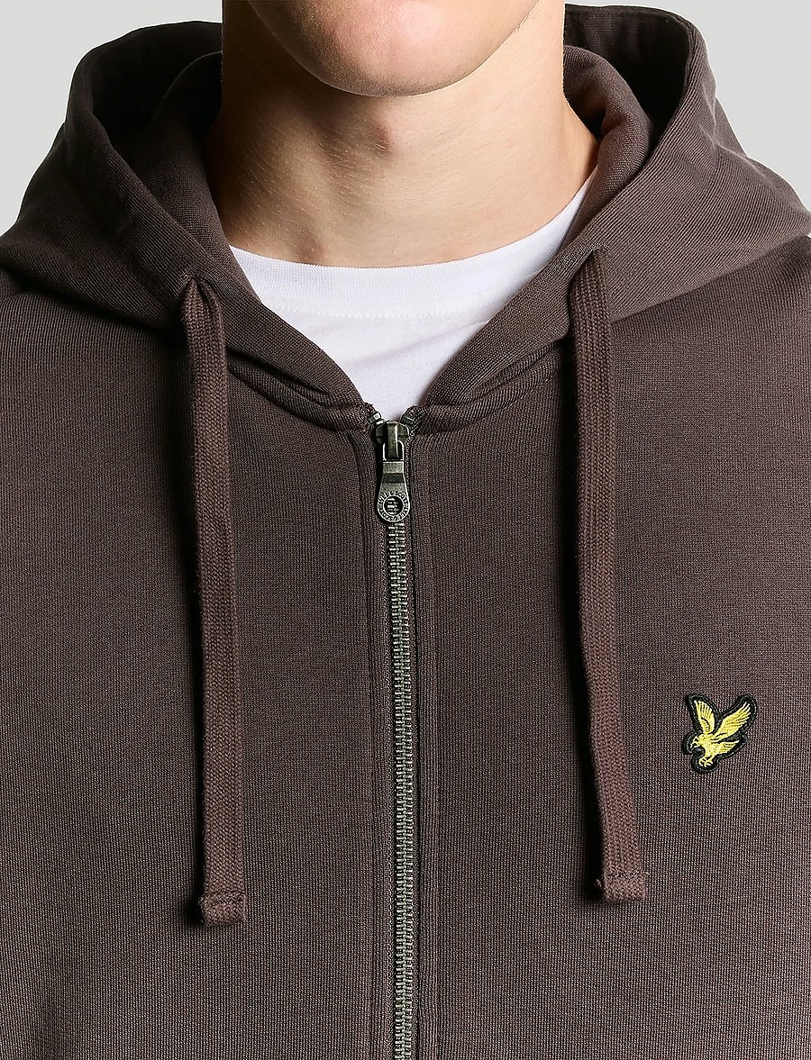 Lyle & Scott - Zip Through Hoodie - kapuzenpullover - x863 espresso - 5