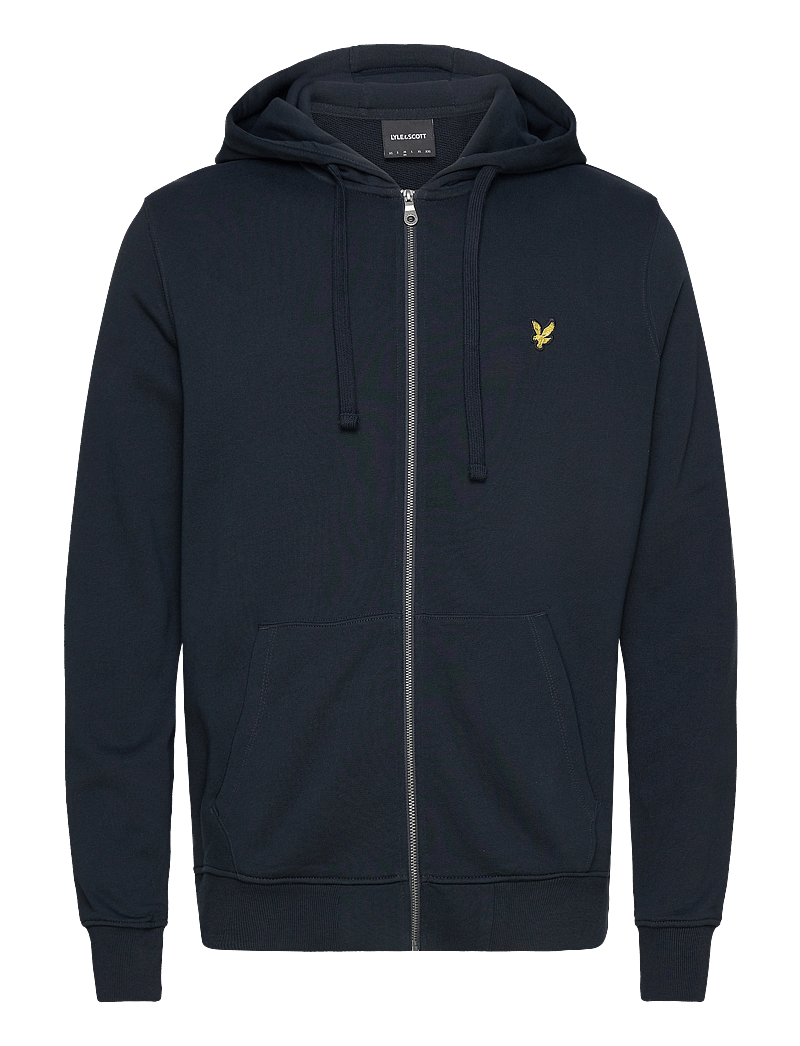 Lyle & Scott - Zip Through Hoodie - hættetrøjer - z271 dark navy - 1