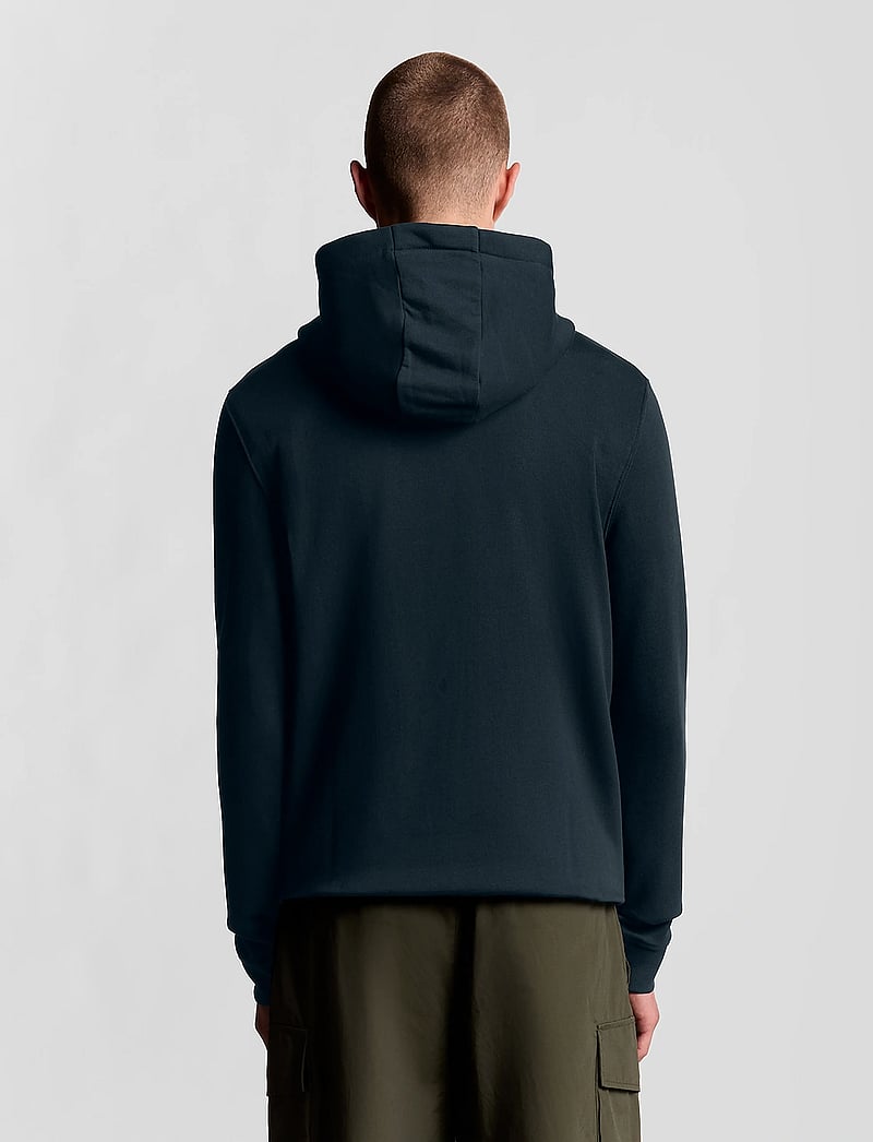 Lyle & Scott - Zip Through Hoodie - hættetrøjer - z271 dark navy - 3