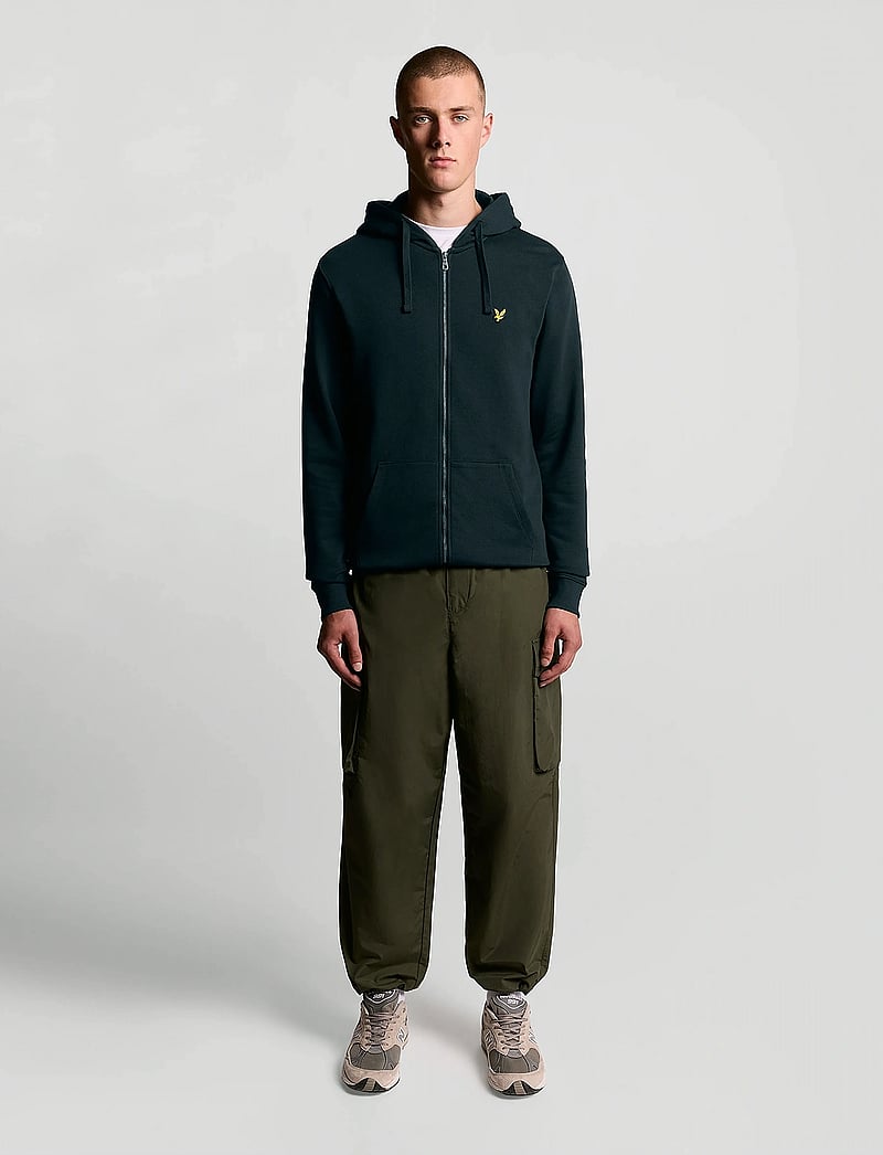 Lyle & Scott - Zip Through Hoodie - hættetrøjer - z271 dark navy - 4