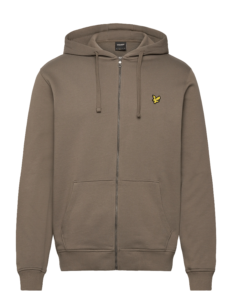Lyle & Scott - Zip Through Hoodie - kapuzenpullover - x569 khaki ash - 1