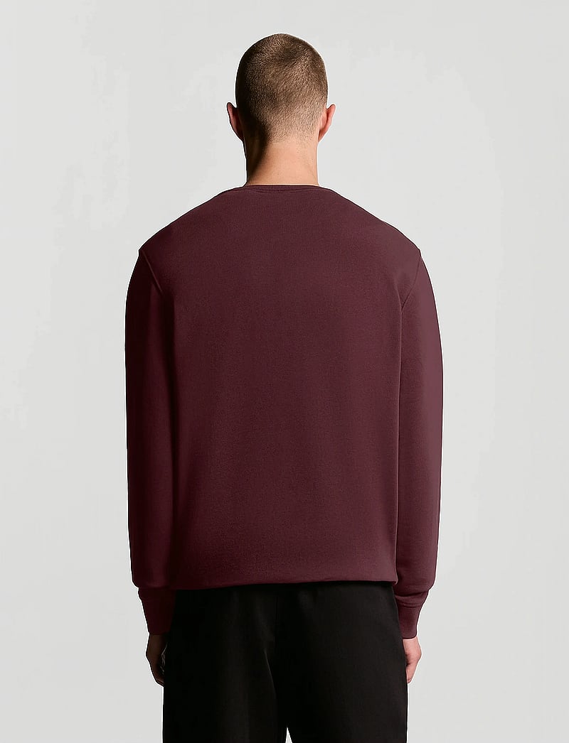 Lyle & Scott - Crew Neck Sweatshirt - sweatshirts - burgundy - 3