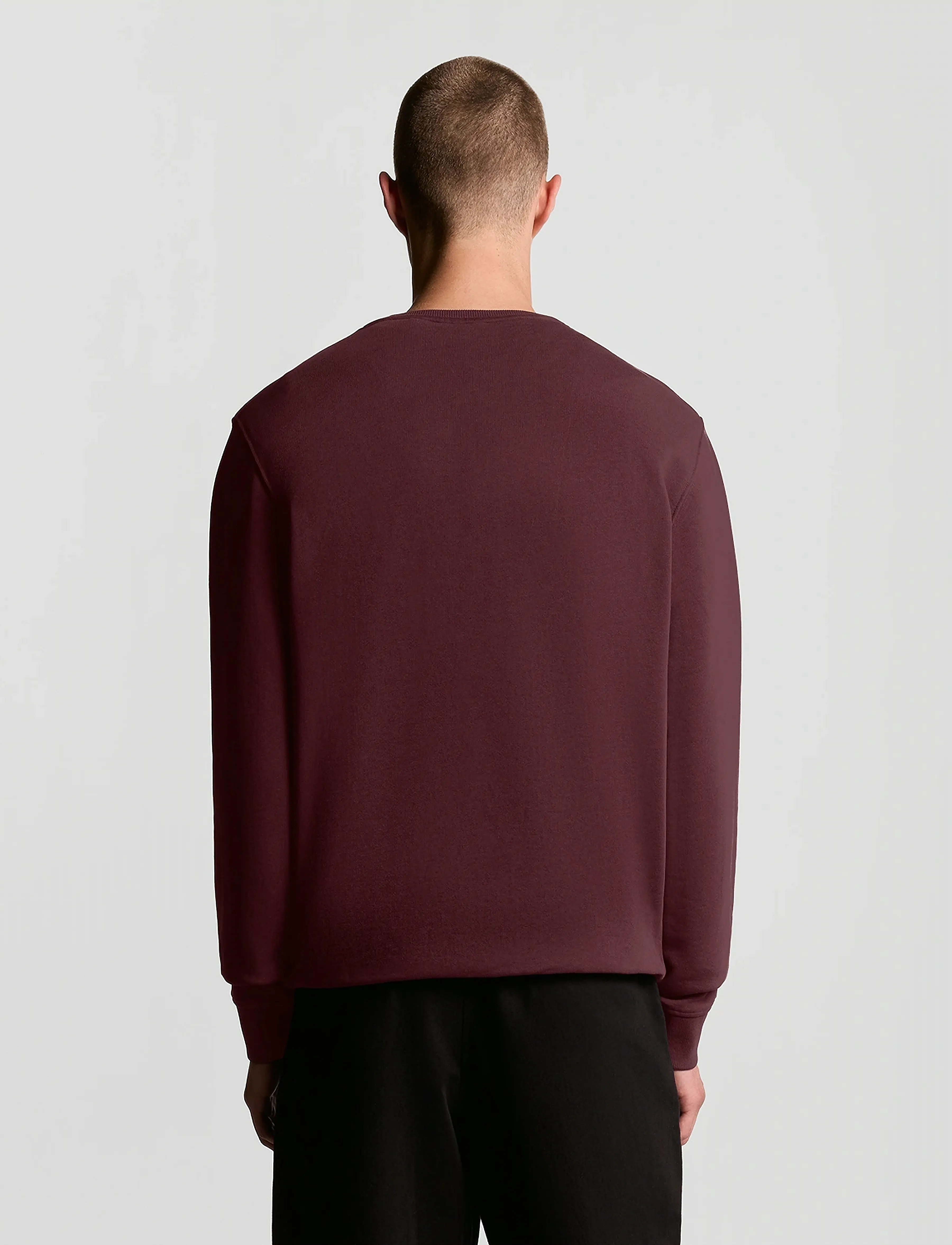 Lyle & Scott - Crew Neck Sweatshirt - vacation essentials - burgundy - 3