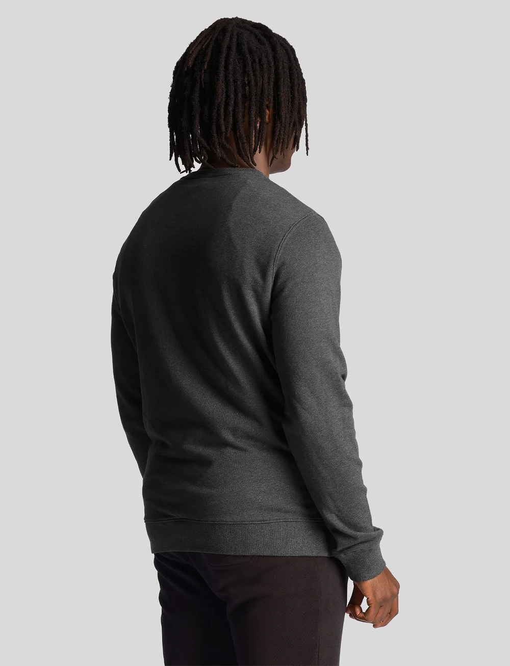 Lyle & Scott - Crew Neck Sweatshirt - sweatshirts - charcoal marl - 3