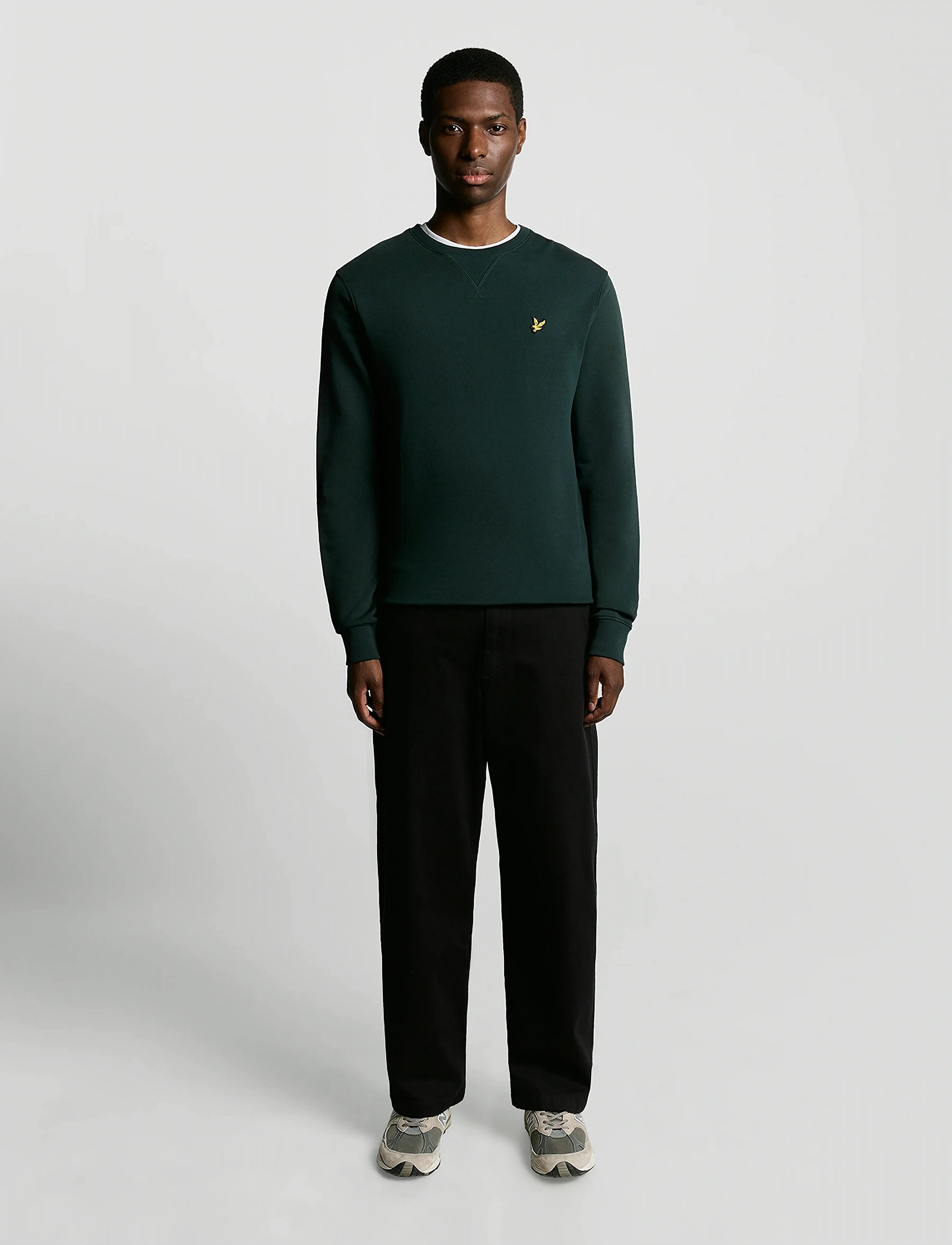Lyle & Scott - Crew Neck Sweatshirt - vacation essentials - dark green - 4