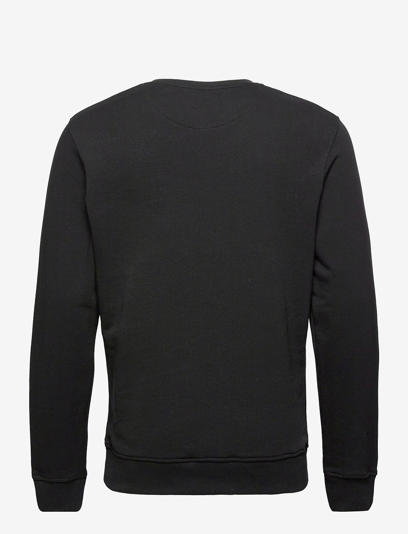 Lyle & Scott - Crew Neck Sweatshirt - collegepaidat - jet black - 2