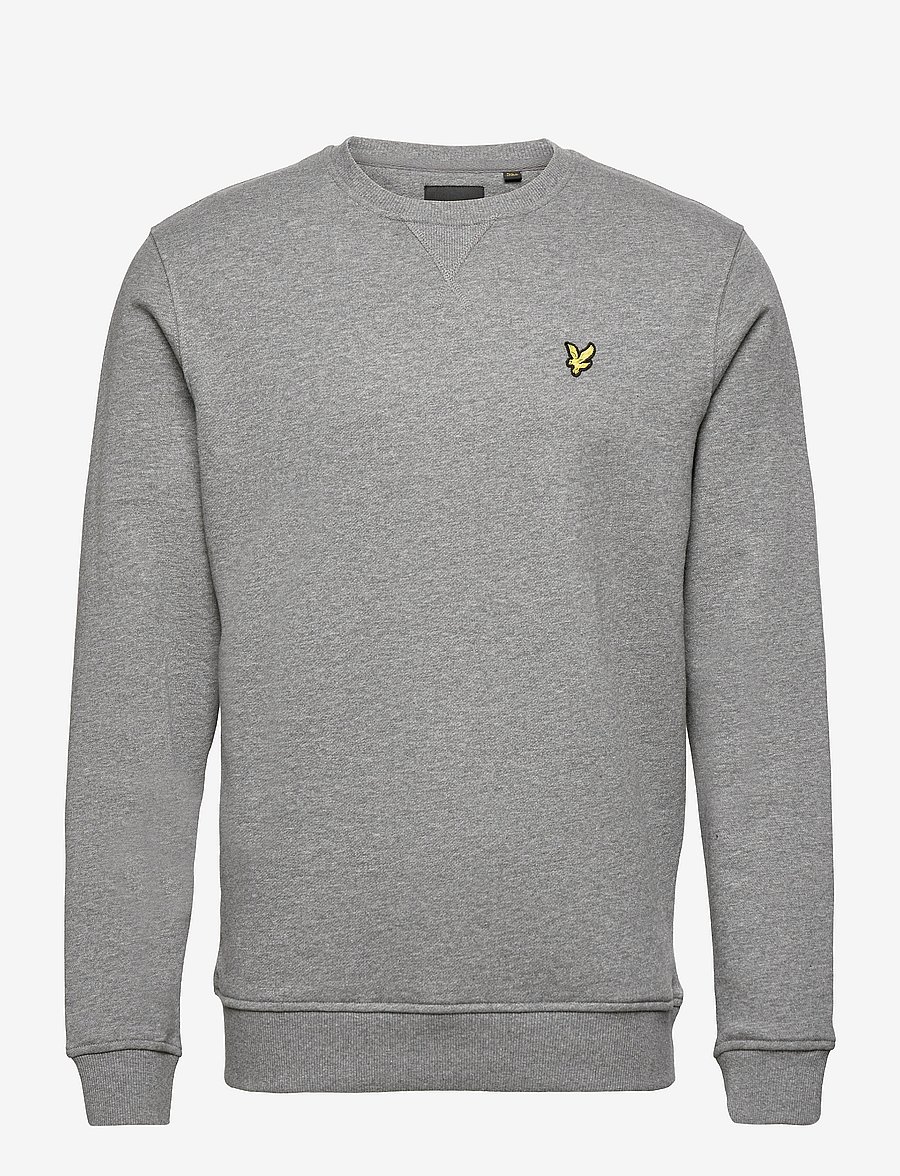 Lyle & Scott - Crew Neck Sweatshirt - sweatshirts - mid grey marl - 1