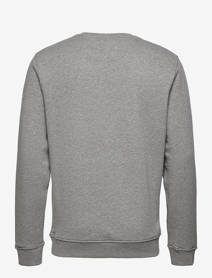 Lyle & Scott - Crew Neck Sweatshirt - sweatshirts - mid grey marl - 2
