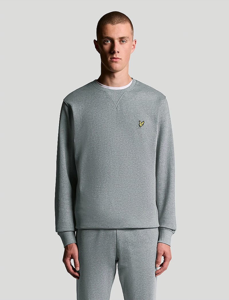 Lyle & Scott - Crew Neck Sweatshirt - urlaubsfavoriten - mid grey marl - 0