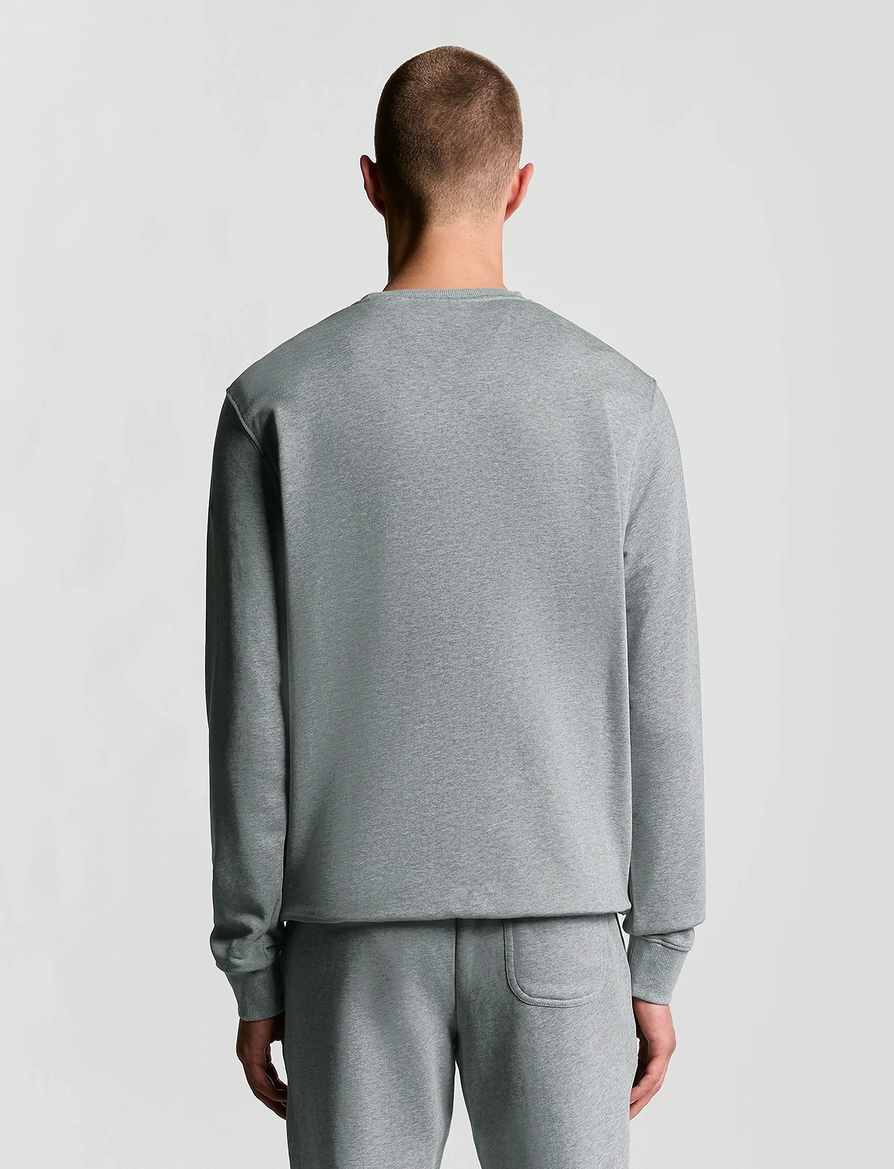 Lyle & Scott - Crew Neck Sweatshirt - vacation essentials - mid grey marl - 3