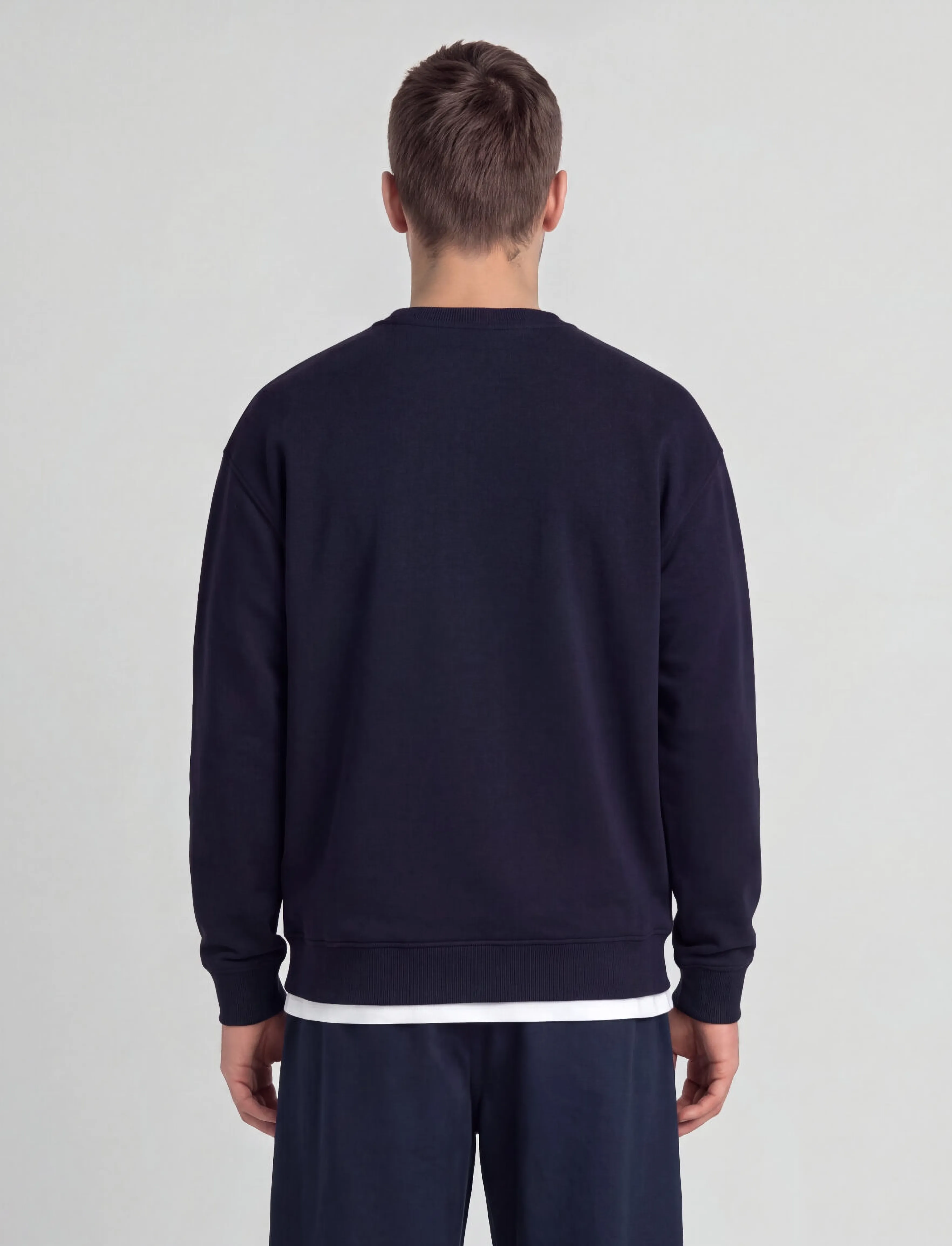 Lyle & Scott - Crew Neck Sweatshirt - sweatshirts - navy - 3