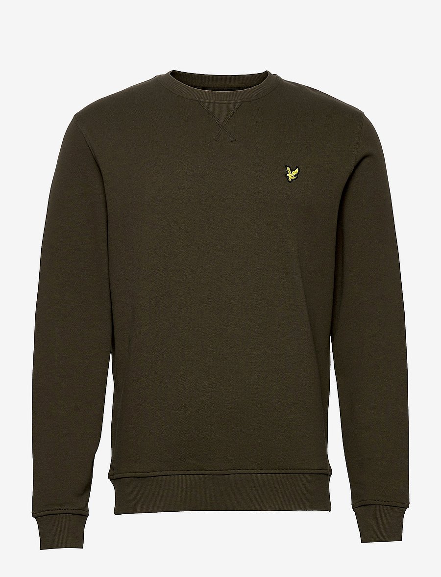 Lyle & Scott - Crew Neck Sweatshirt - urlaubsfavoriten - olive - 1
