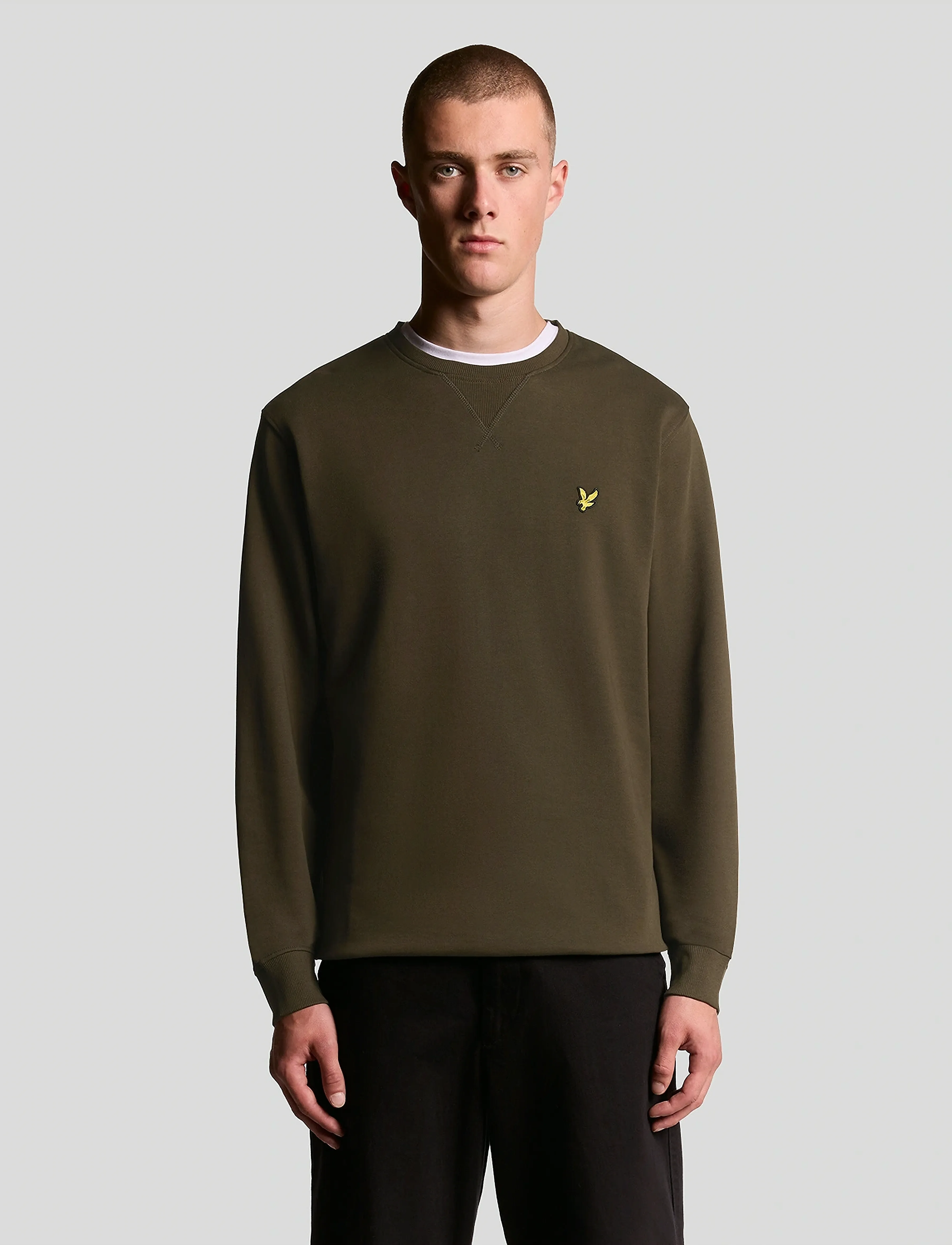 Lyle & Scott Crew Neck Sweatshirt, XS, Sweatshirts Hoodies, Grün - Sweatshirts, Männerswear
