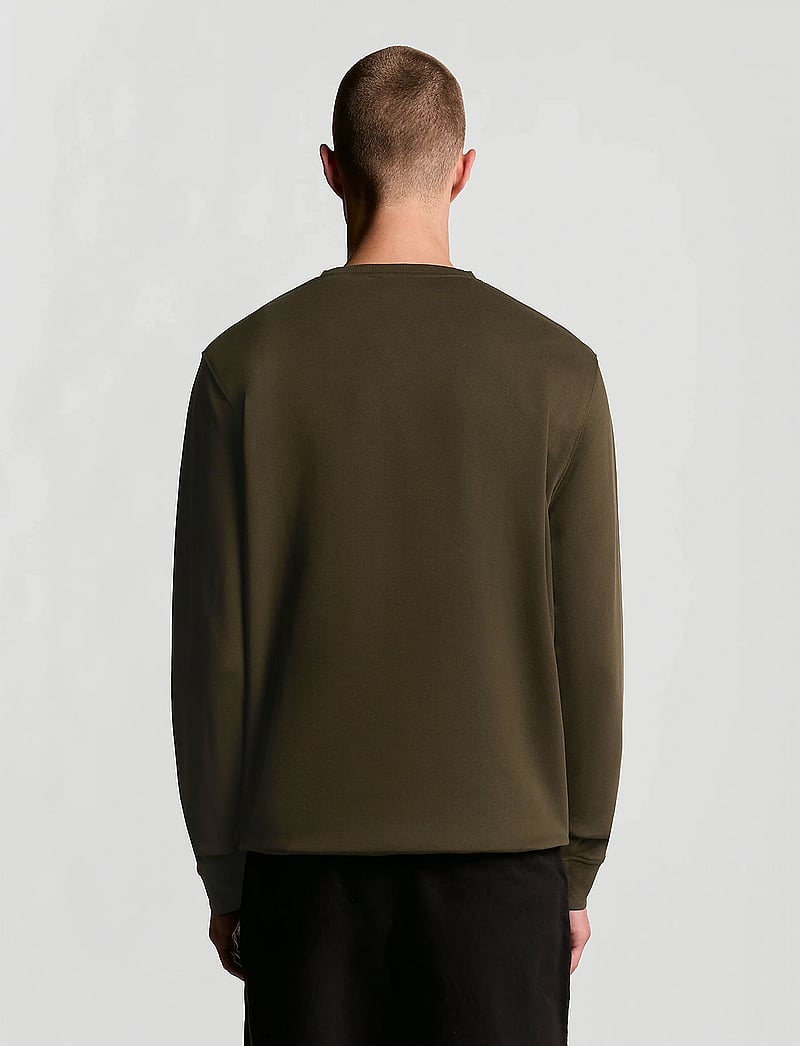 Lyle & Scott - Crew Neck Sweatshirt - sweatshirts - olive - 3