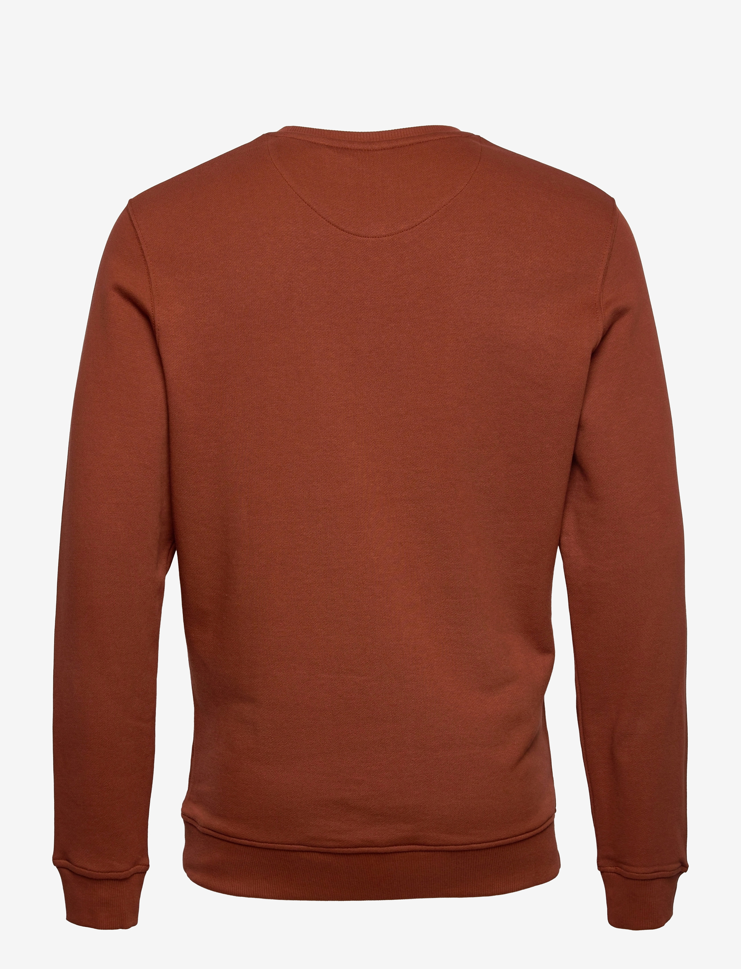 Lyle & Scott - Crew Neck Sweatshirt - sweatshirts - rust - 1