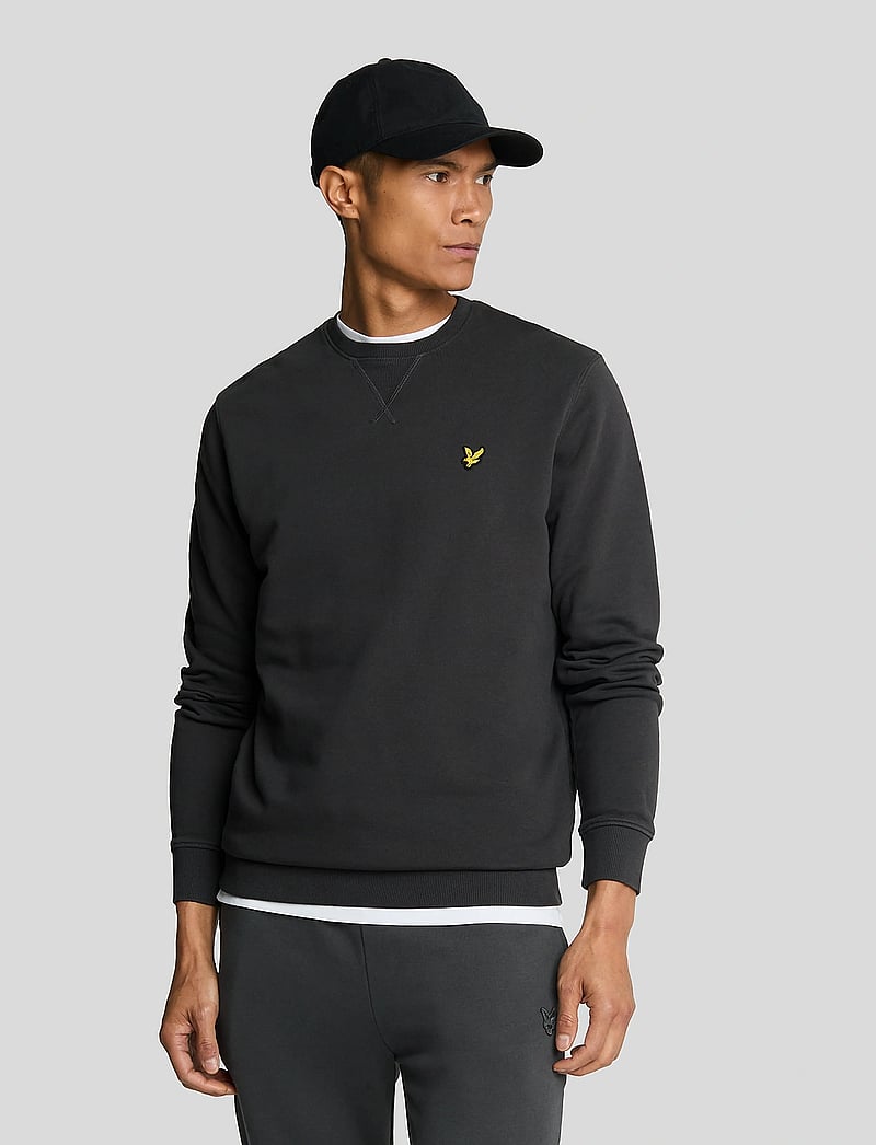 Lyle & Scott - Crew Neck Sweatshirt - sweatshirts - w635 gunmetal - 0
