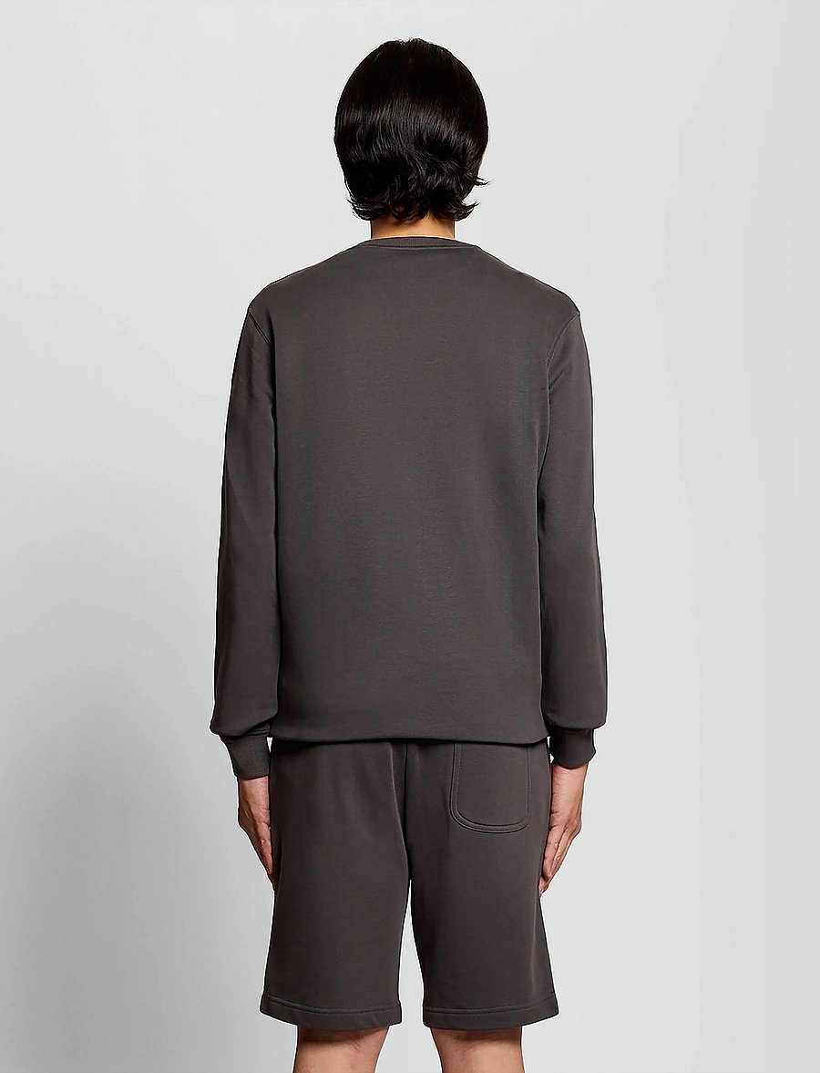 Lyle & Scott - Crew Neck Sweatshirt - sweatshirts - w635 gunmetal - 3
