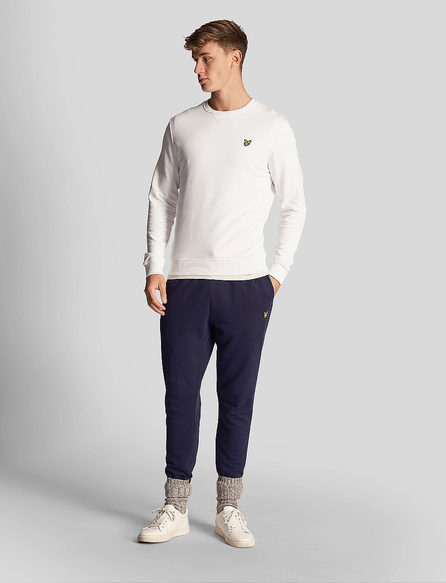 Lyle & Scott - Crew Neck Sweatshirt - urlaubsfavoriten - white - 4
