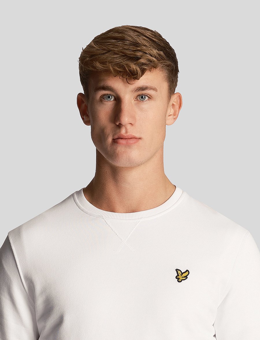 Lyle & Scott - Crew Neck Sweatshirt - urlaubsfavoriten - white - 5