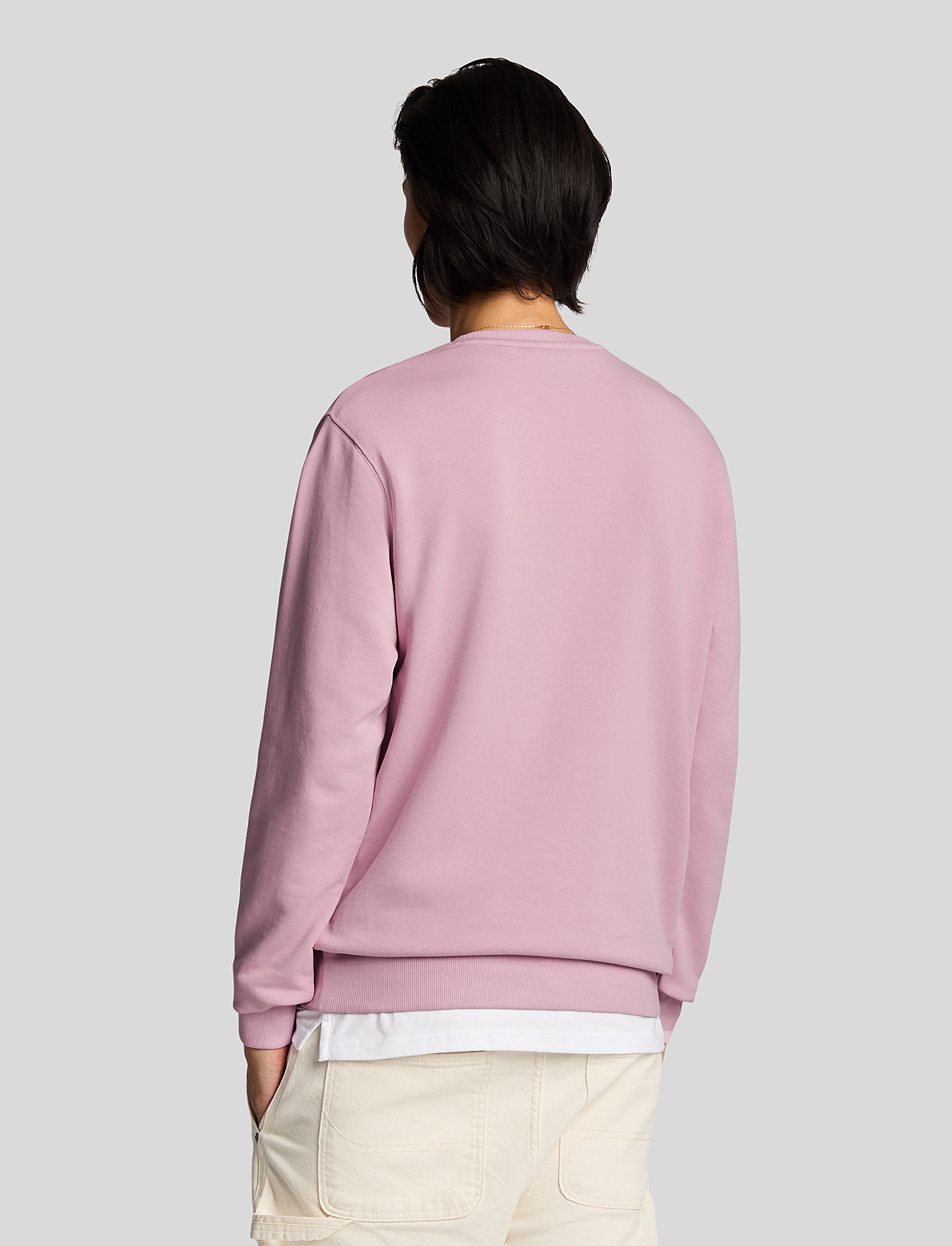 Lyle & Scott - Crew Neck Sweatshirt - sweatshirts - x574 pink light - 3