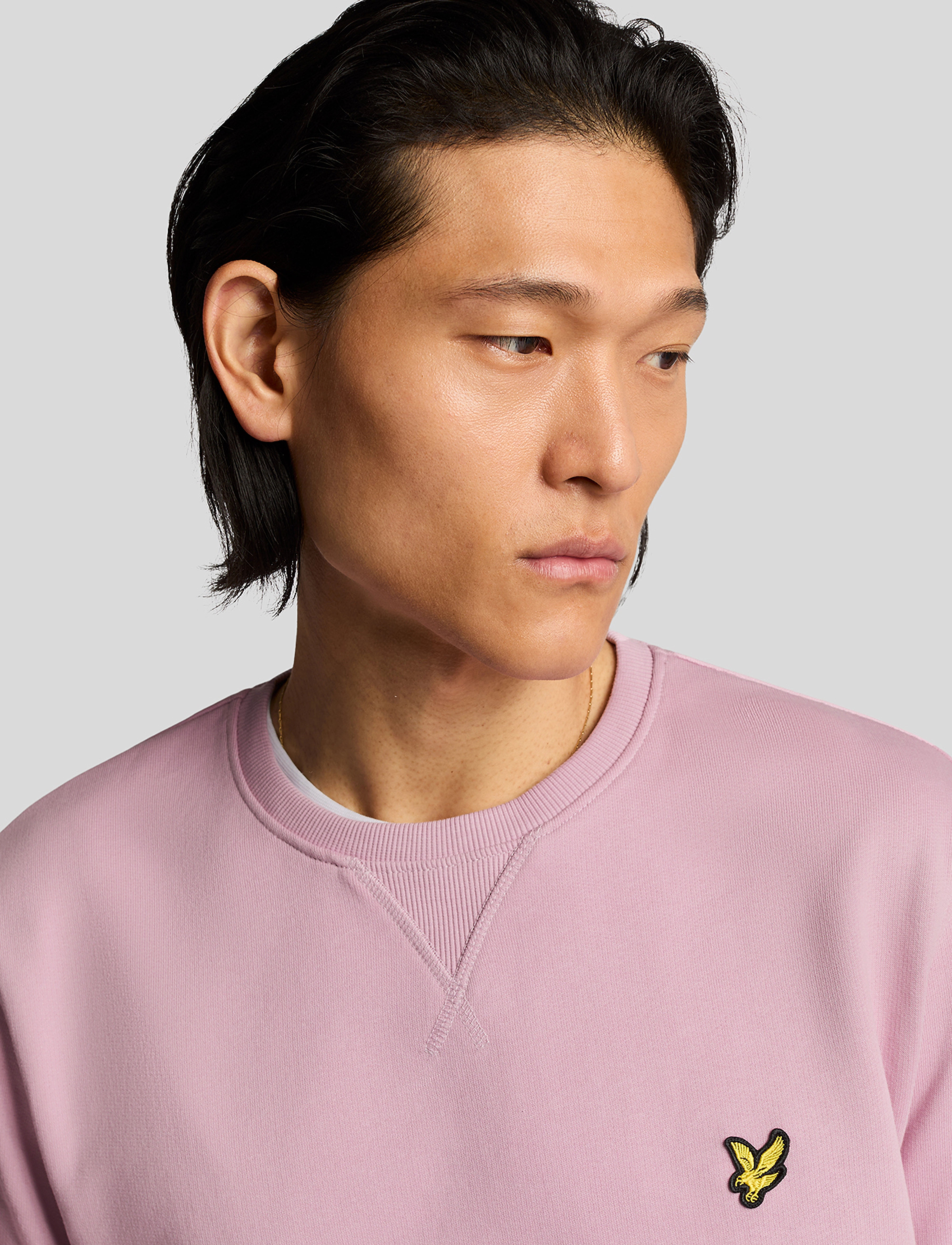 Lyle & Scott - Crew Neck Sweatshirt - sweatshirts - x574 pink light - 5