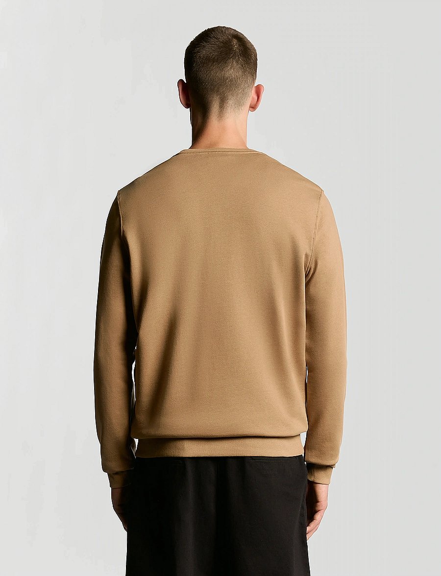 Lyle & Scott - Crew Neck Sweatshirt - urlaubsfavoriten - x851 tigers eye - 3