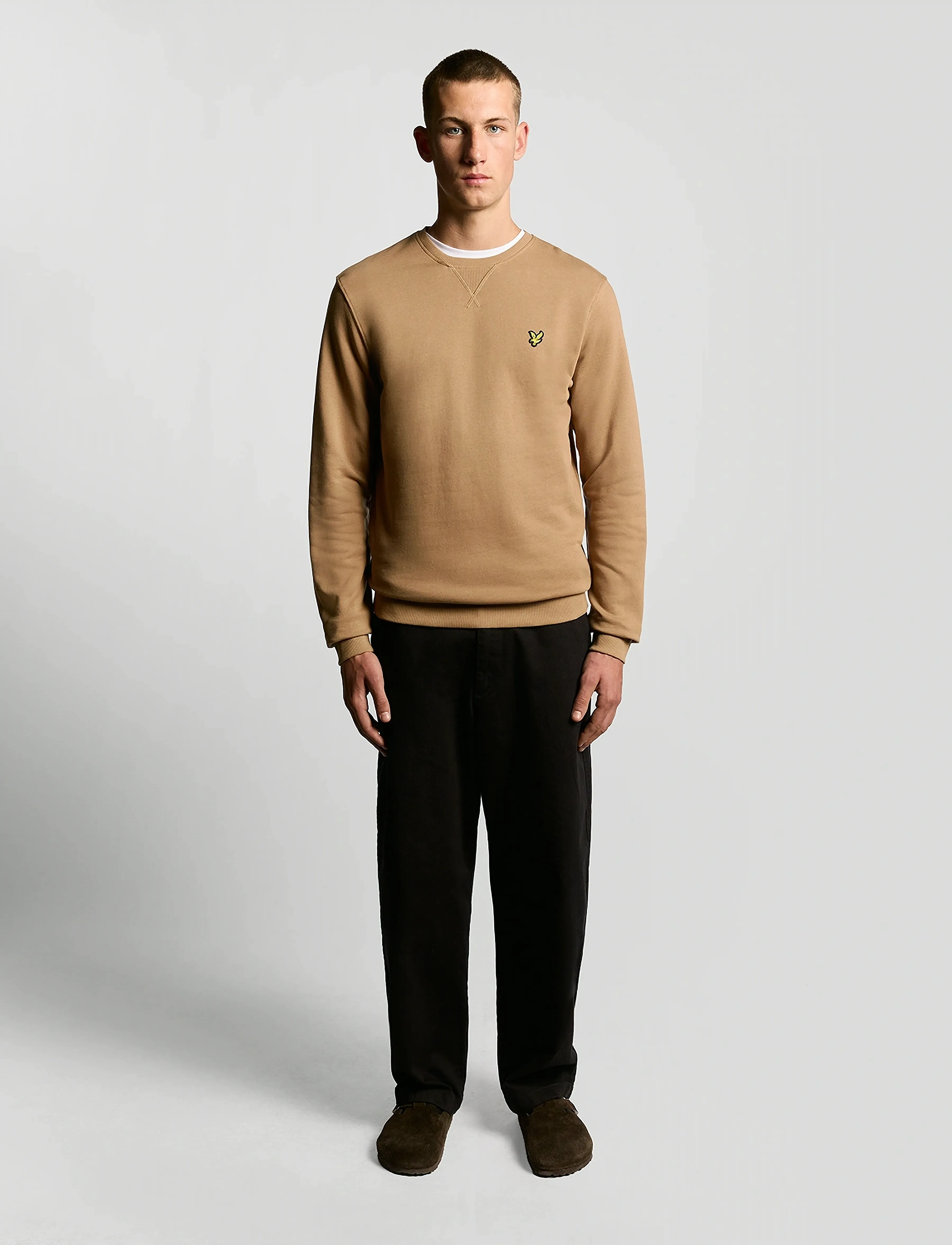 Lyle & Scott - Crew Neck Sweatshirt - urlaubsfavoriten - x851 tigers eye - 4