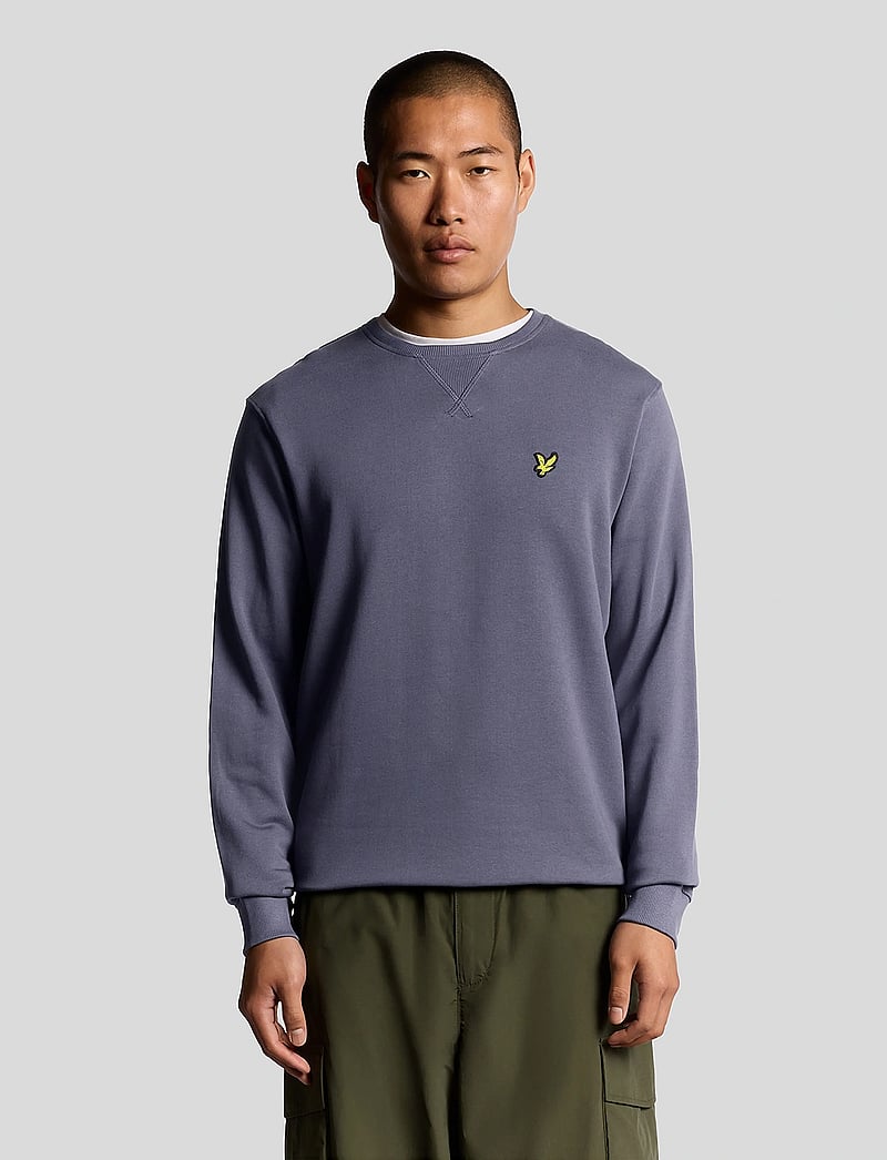 Lyle & Scott - Crew Neck Sweatshirt - sweatshirts - x854 graystone - 0