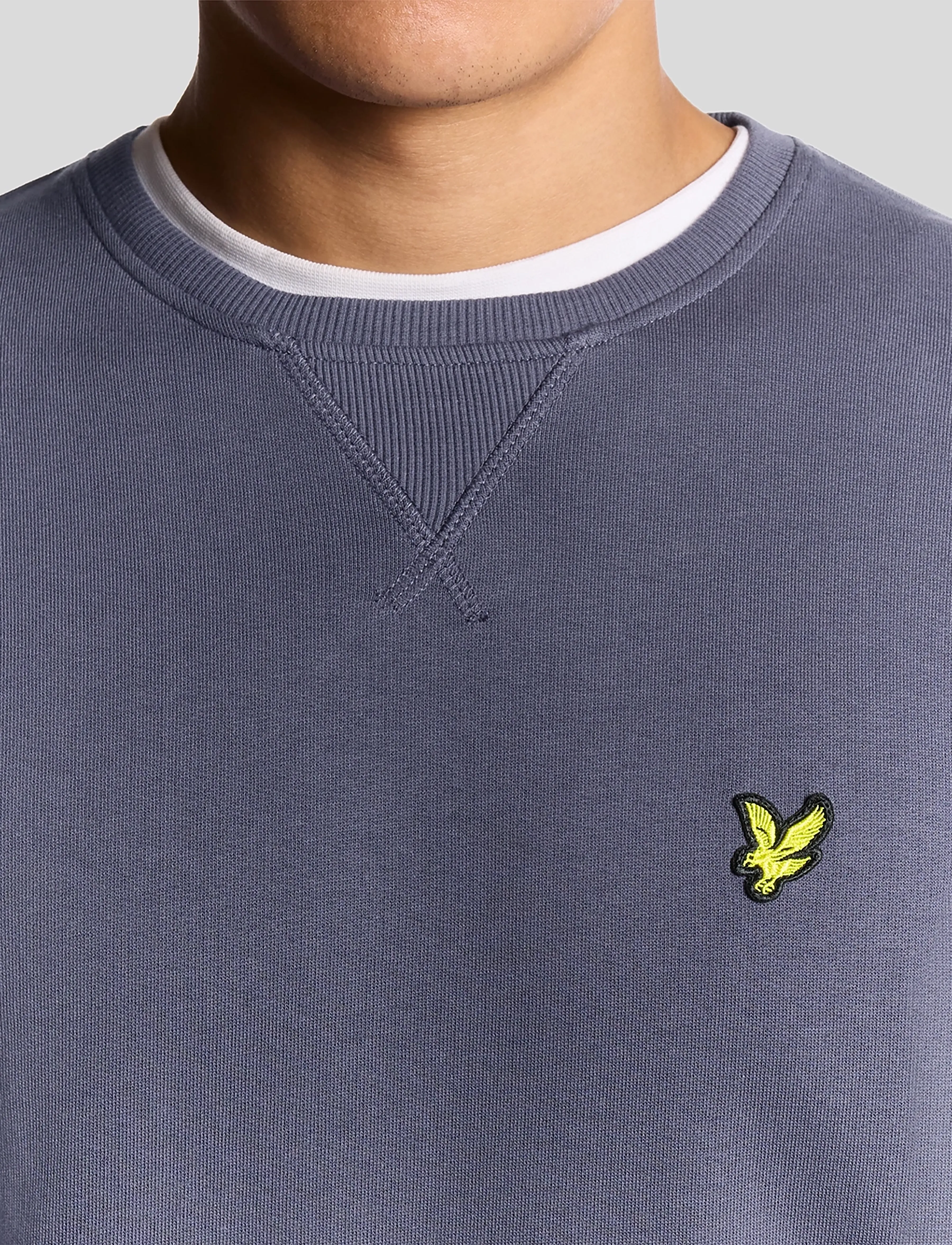 Lyle & Scott - Crew Neck Sweatshirt - sweatshirts - x854 graystone - 4