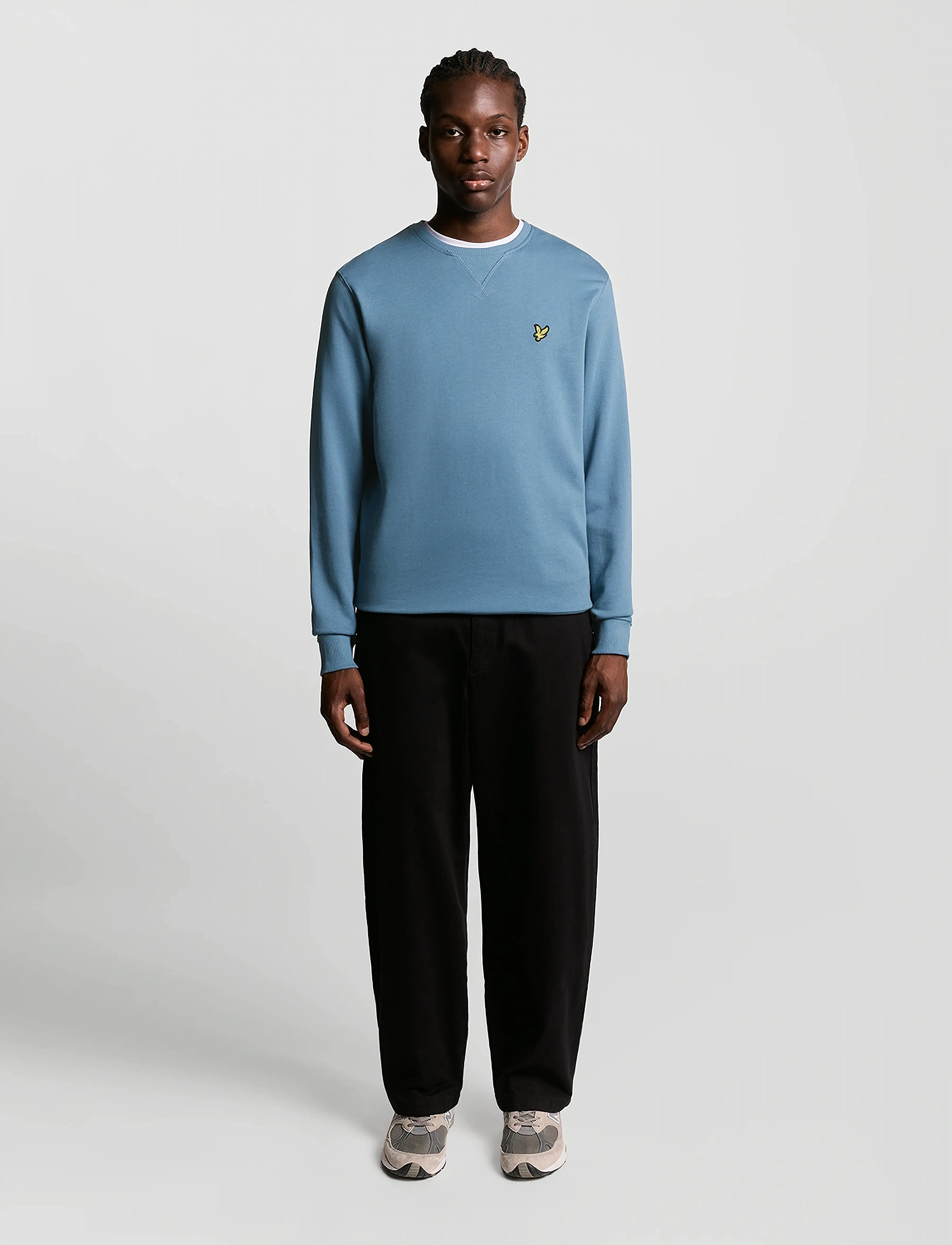 Lyle & Scott - Crew Neck Sweatshirt - vacation essentials - x861 ocean sky - 4