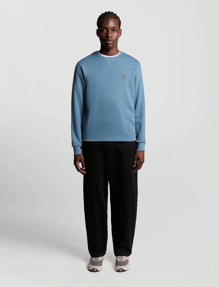 Lyle & Scott - Crew Neck Sweatshirt - urlaubsfavoriten - x861 ocean sky - 4