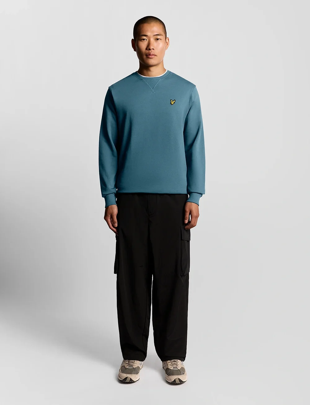 Lyle & Scott - Crew Neck Sweatshirt - sweatshirts - x862 deep water - 0