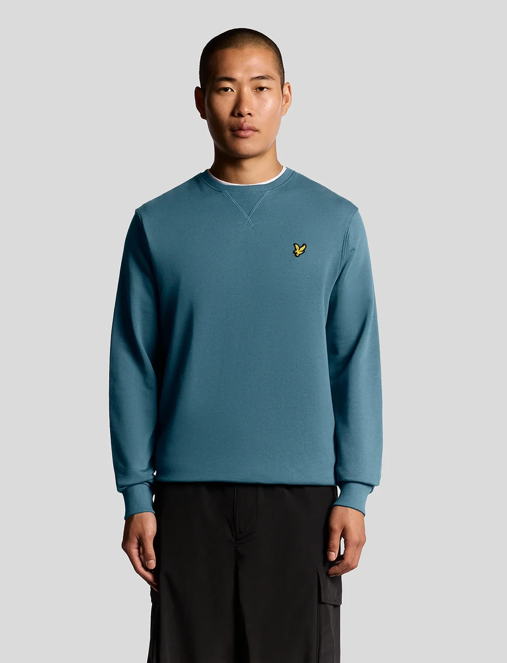 Lyle & Scott - Crew Neck Sweatshirt - sweatshirts - x862 deep water - 5