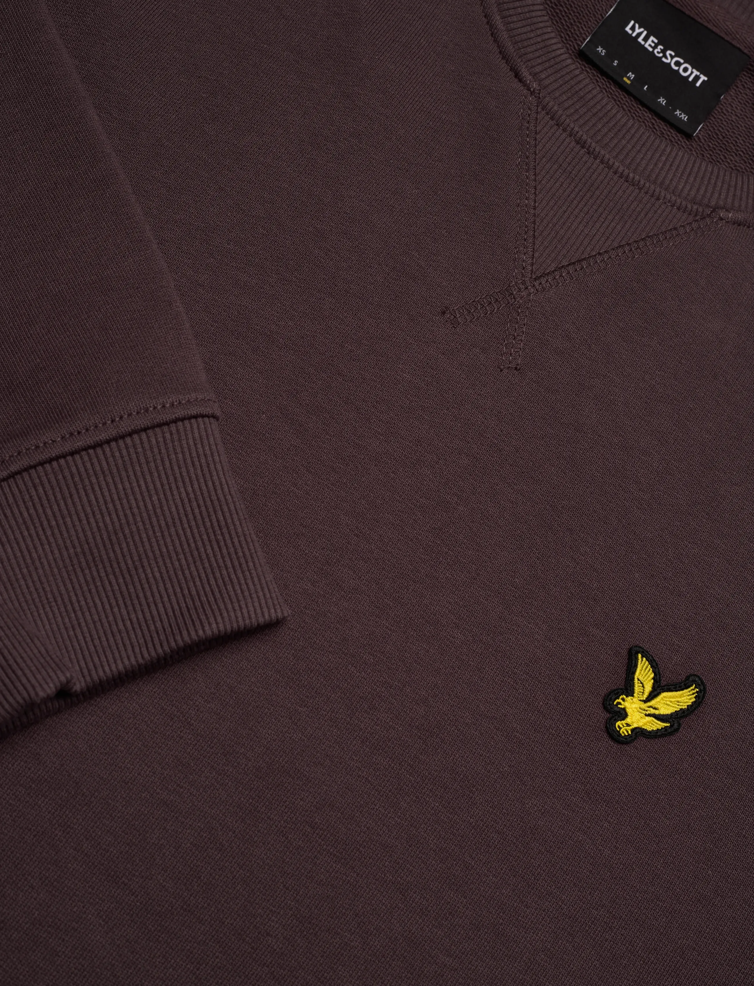 Lyle & Scott - Crew Neck Sweatshirt - sweatshirts - x863 espresso - 3