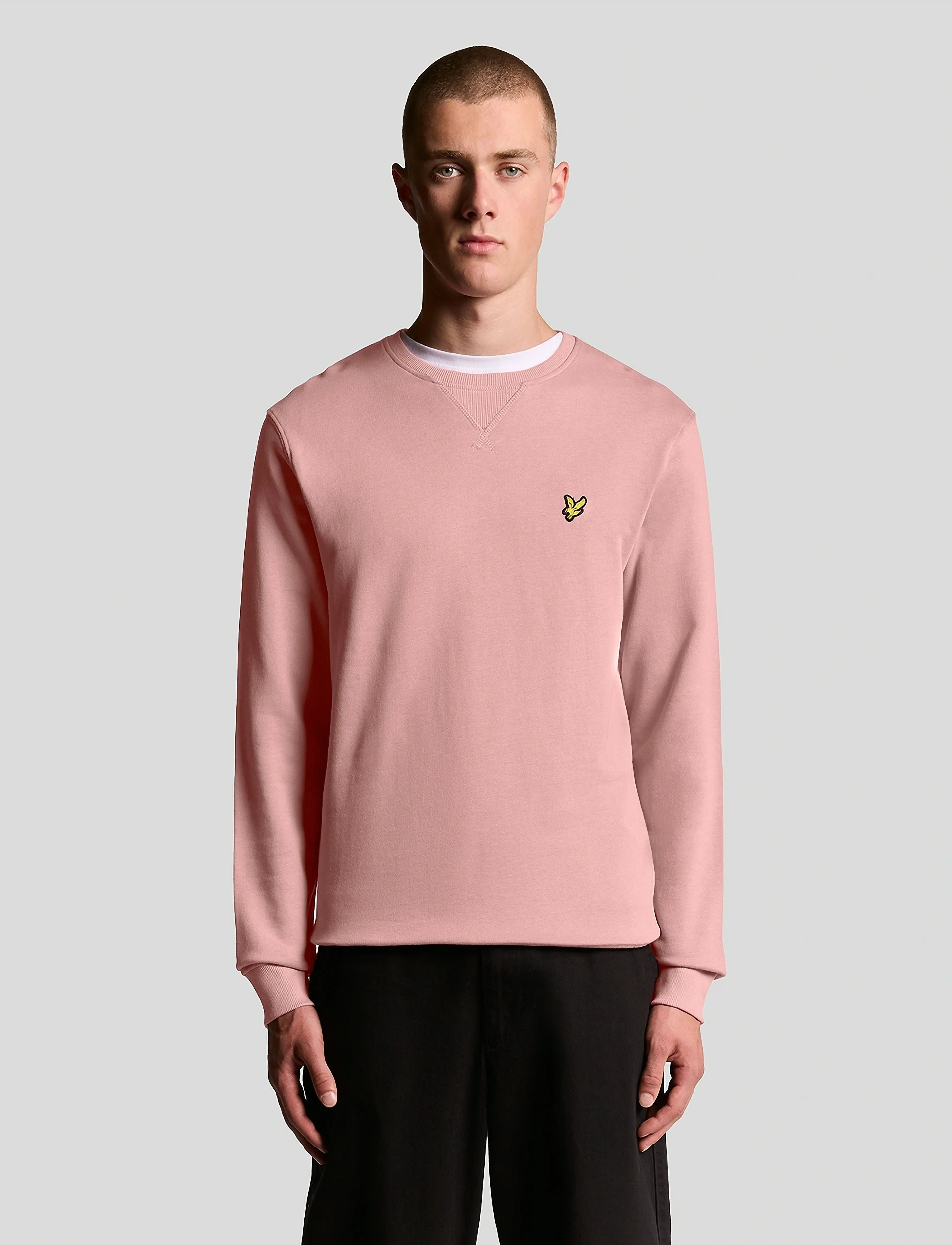 Lyle & Scott Crew Neck Sweatshirt, XL, Pink, Sweatshirts & Hættetrøjer > Sweatshirts, Herre