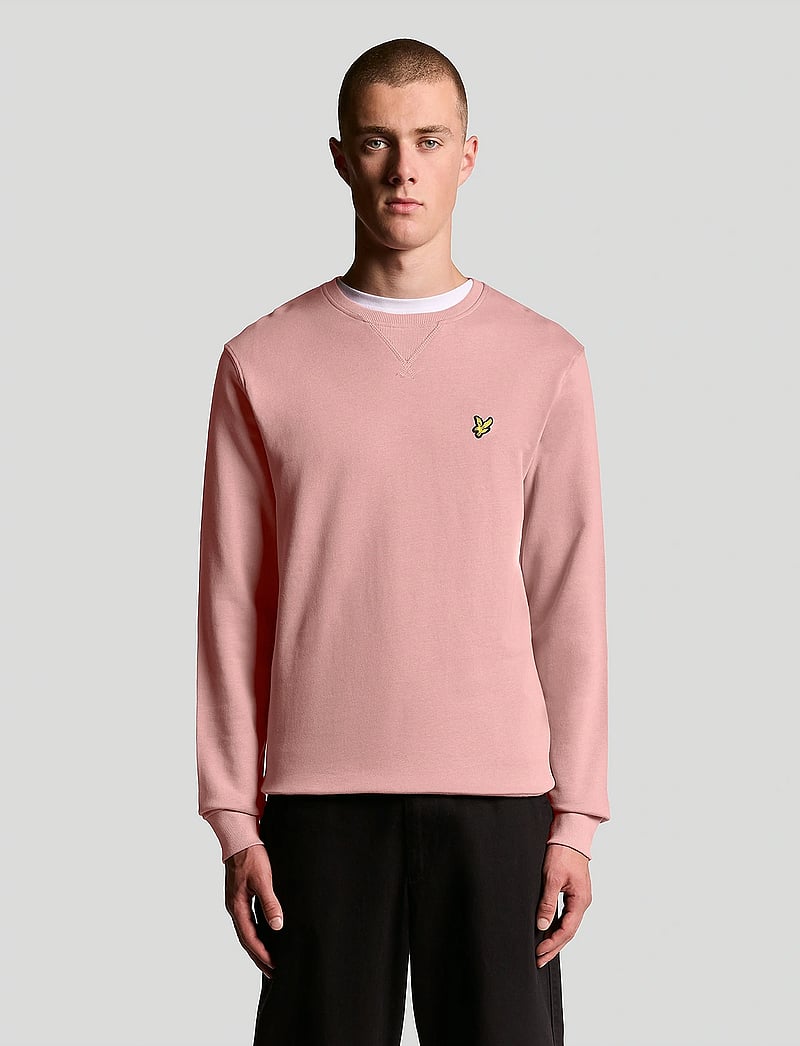 Lyle & Scott - Crew Neck Sweatshirt - dressipluusid - x871 garden rose - 0
