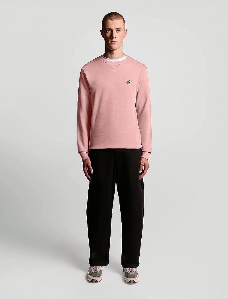Lyle & Scott - Crew Neck Sweatshirt - dressipluusid - x871 garden rose - 4