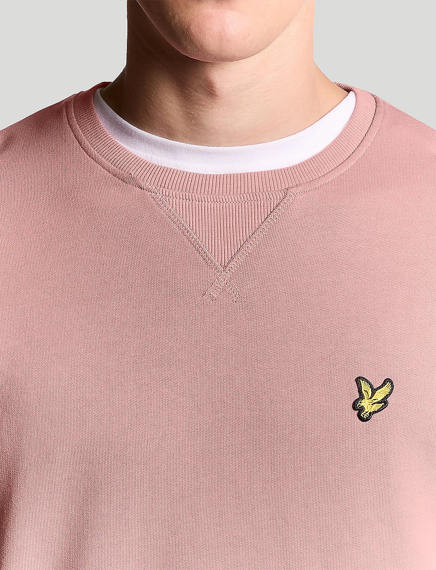 Lyle & Scott - Crew Neck Sweatshirt - urlaubsfavoriten - x871 garden rose - 5