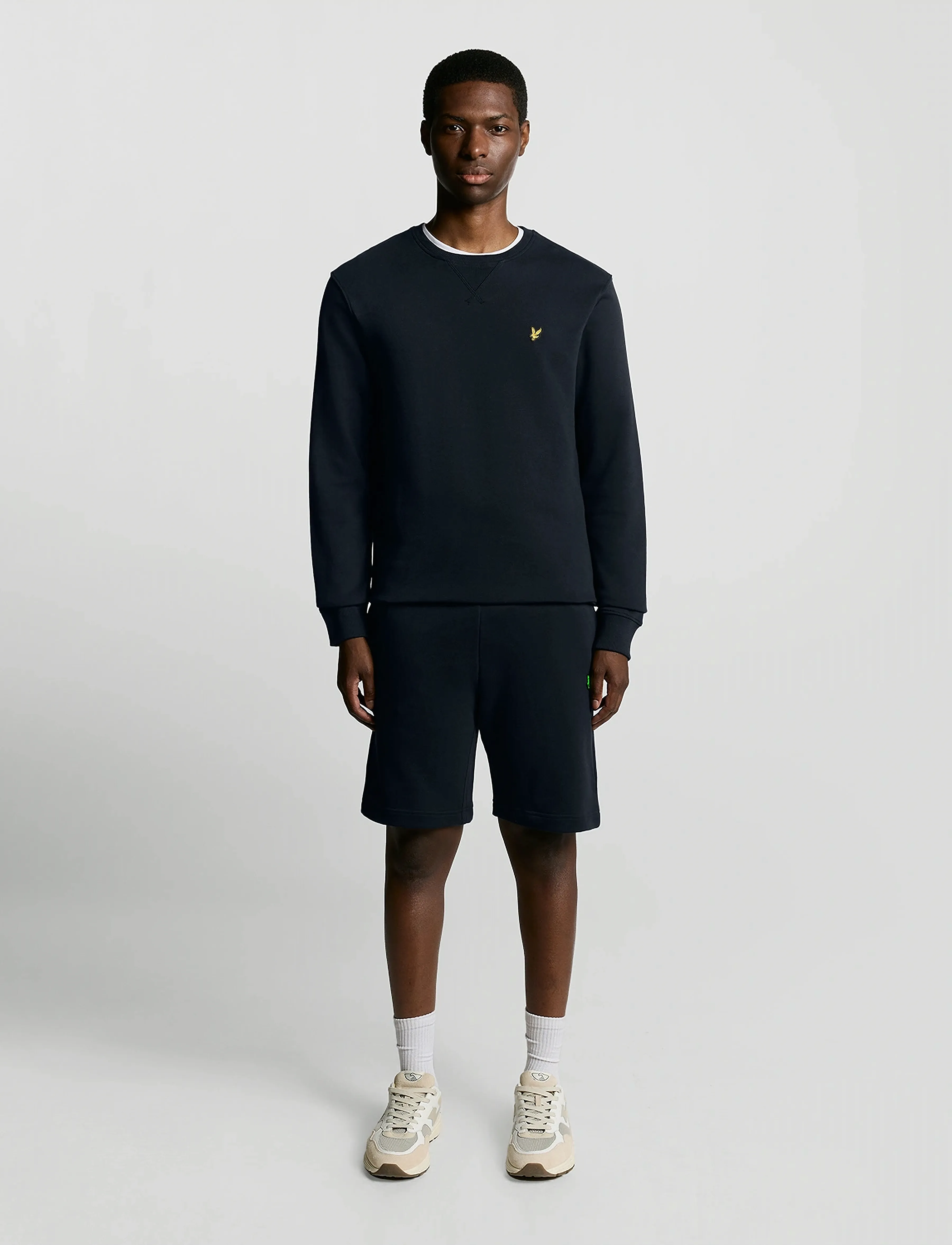 Lyle & Scott - Crew Neck Sweatshirt - svetarit - z271 dark navy - 4