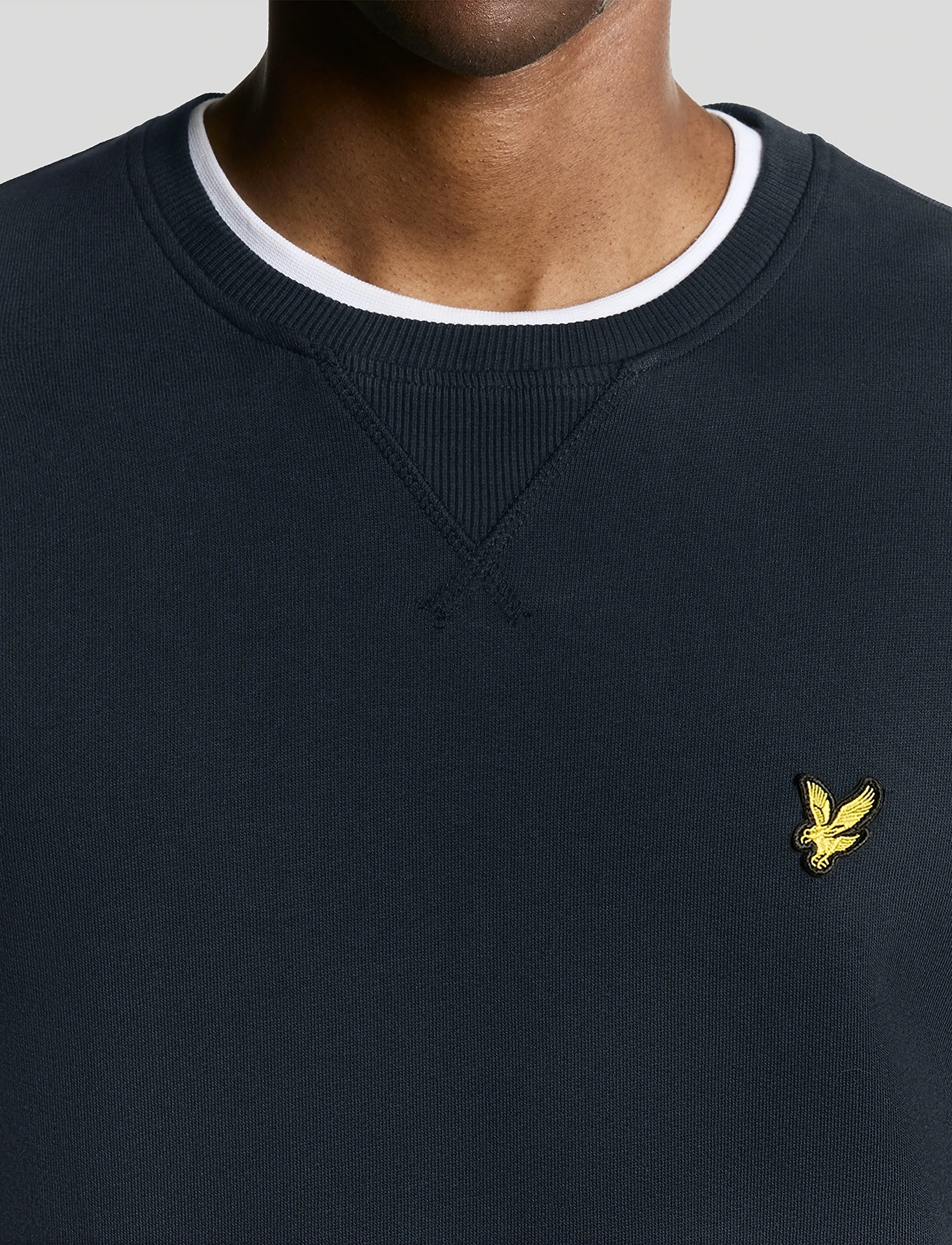 Lyle & Scott - Crew Neck Sweatshirt - svetarit - z271 dark navy - 5