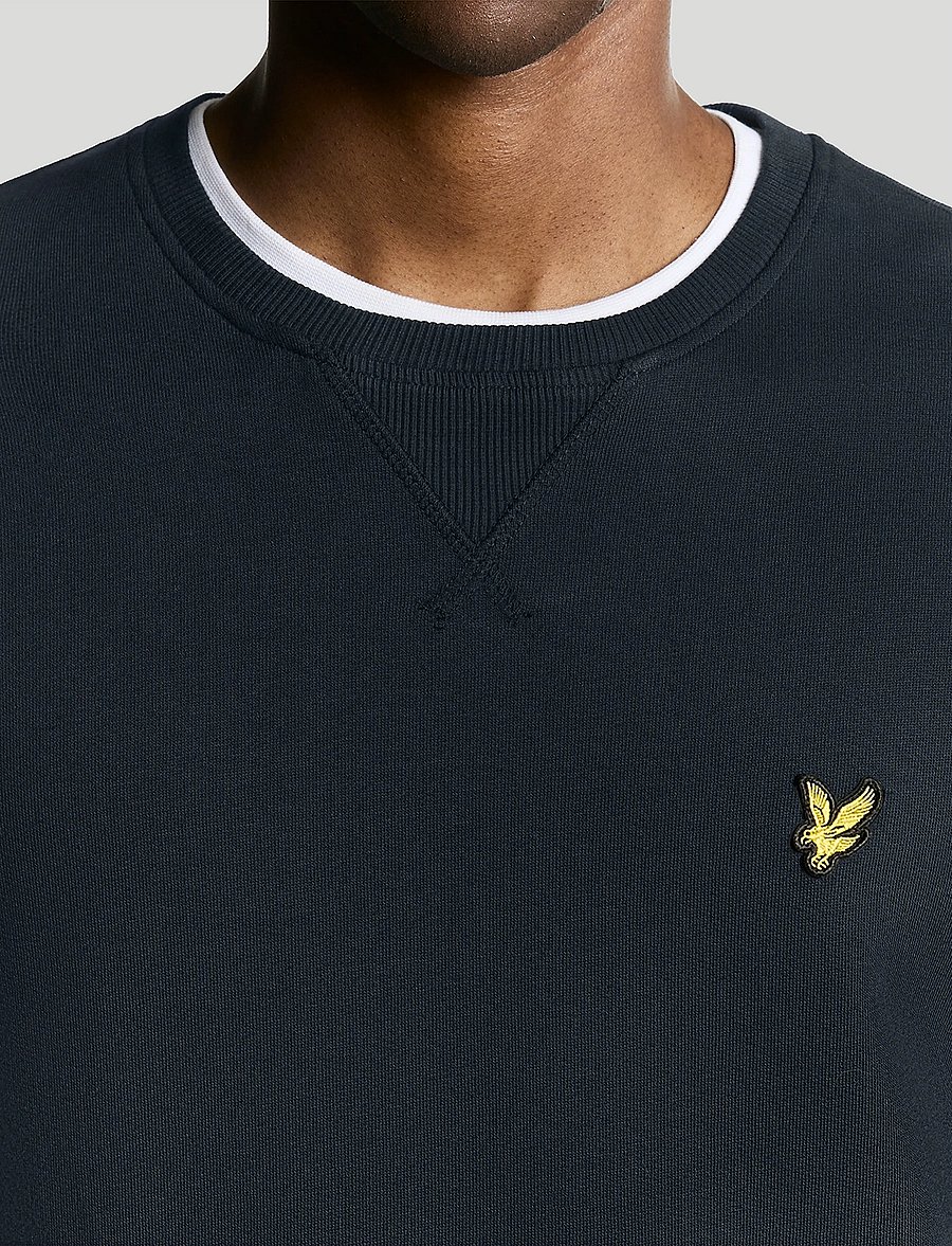 Lyle & Scott - Crew Neck Sweatshirt - sweatshirts - z271 dark navy - 5