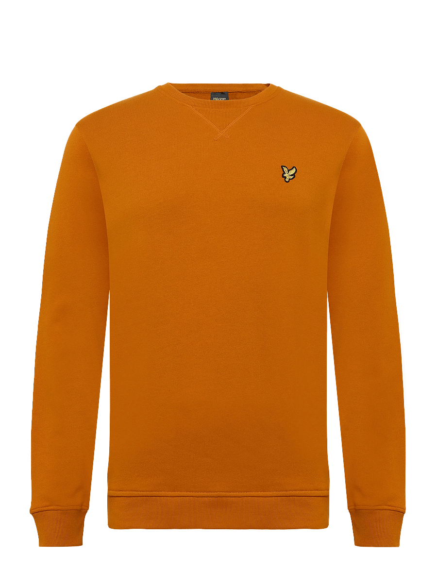 Lyle & Scott - Crew Neck Sweatshirt - sweatshirts - broad orange - 1