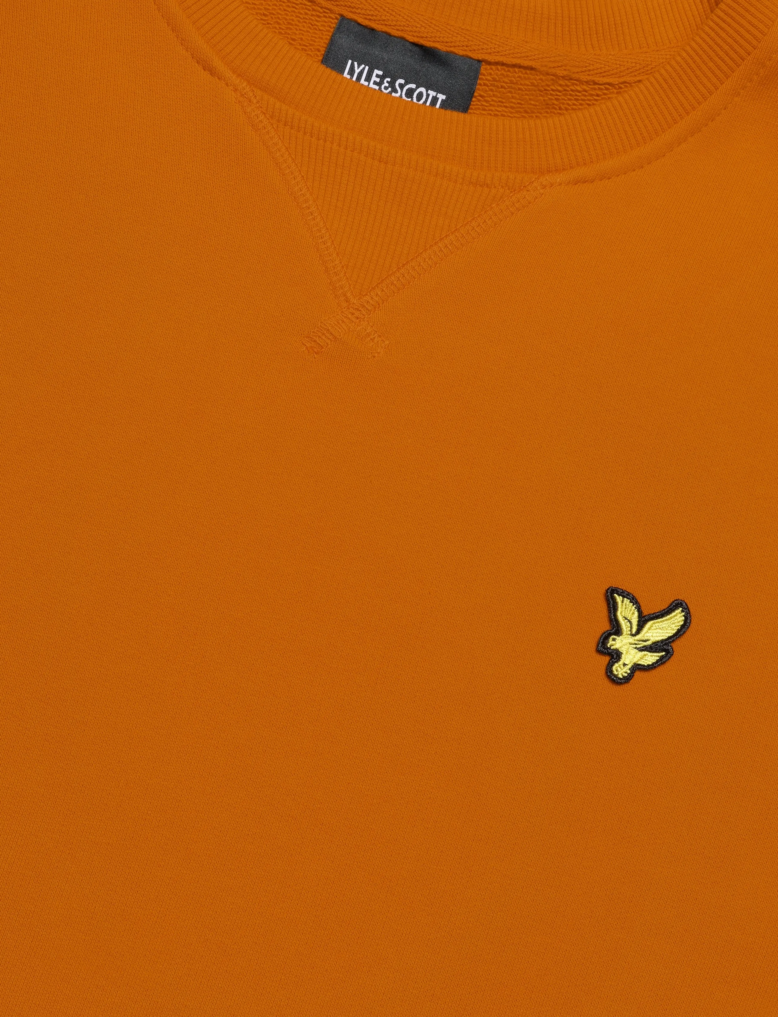 Lyle & Scott - Crew Neck Sweatshirt - sweatshirts - broad orange - 5