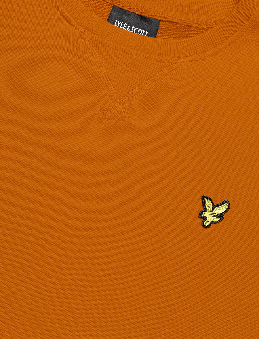 Lyle & Scott - Crew Neck Sweatshirt - sweatshirts - broad orange - 5