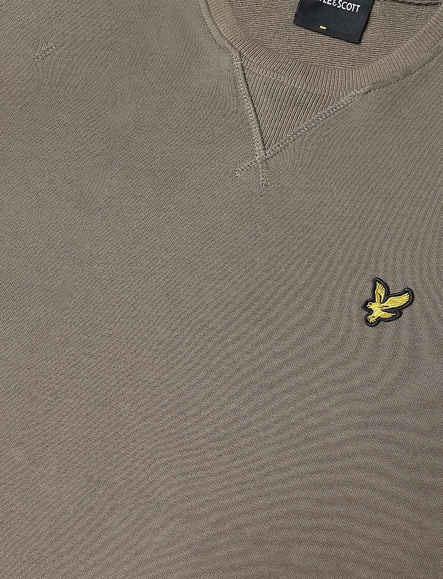 Lyle & Scott - Crew Neck Sweatshirt - sweatshirts - khaki ash - 5
