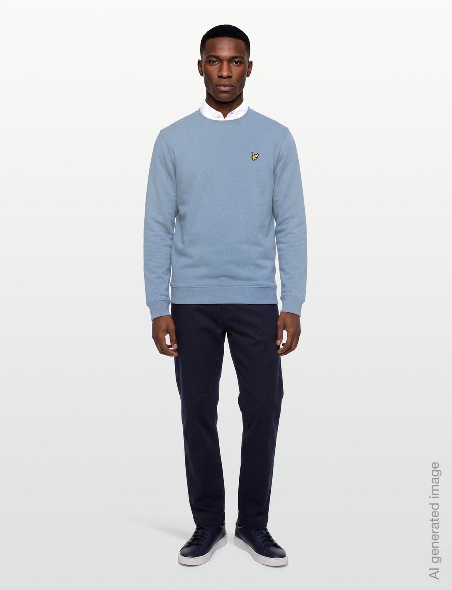 Lyle & Scott - Crew Neck Sweatshirt - sweatshirts - power blue - 0