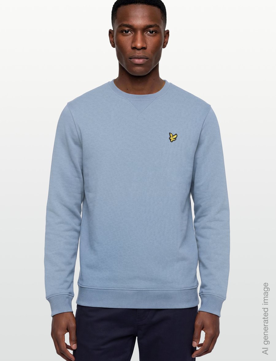 Lyle & Scott - Crew Neck Sweatshirt - sweatshirts - power blue - 3